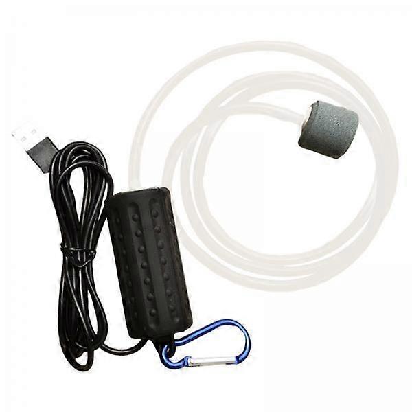 2xUSB Akvaryum Oksijen Pompaları Balık Tankı Hava Pompası Havalandırıcı Süper Sessiz Verimli