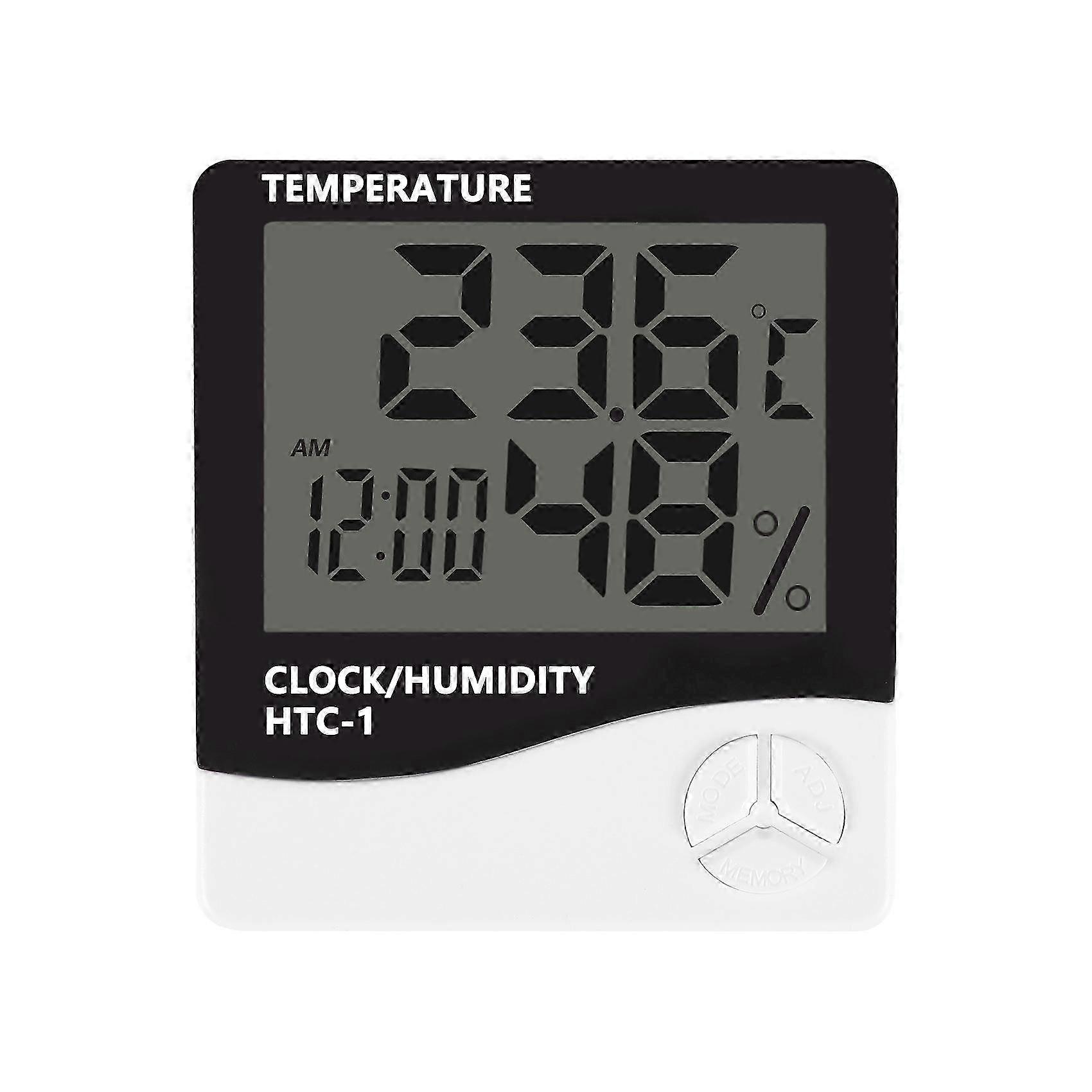 Digital LCD Indoor Outdoor Temperature Humidity Meter Thermometer Hygrometer with Electronic Sensor
