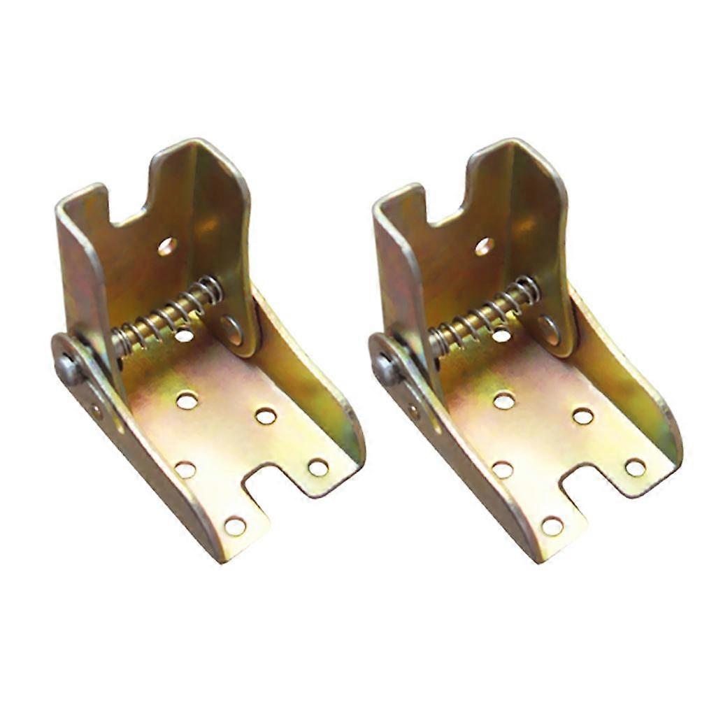 2pcs Strong Stable Furniture Bracket Folding Table Leg Sofa Hinge Hardware