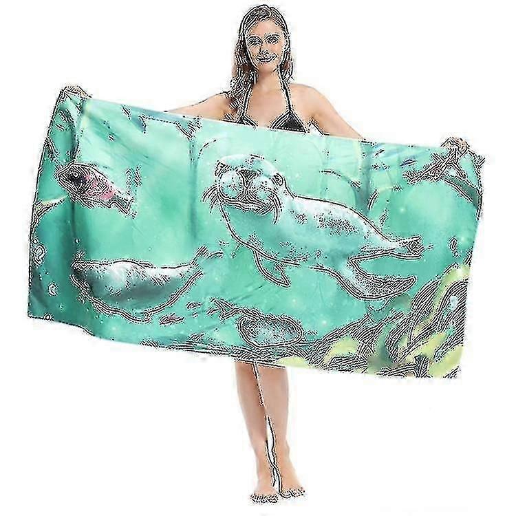 Quick-drying Printed Microfiber Beach Towel
