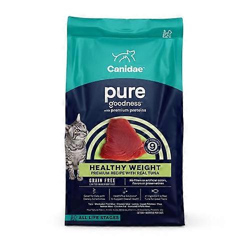 Canidae CANIDAE Pure Indoor Spannmålsfri Begränsad Ingrediens Diet Torrfoder för katter, Ocean Formula w / Tonfisk, 1 vardera / 10 lb