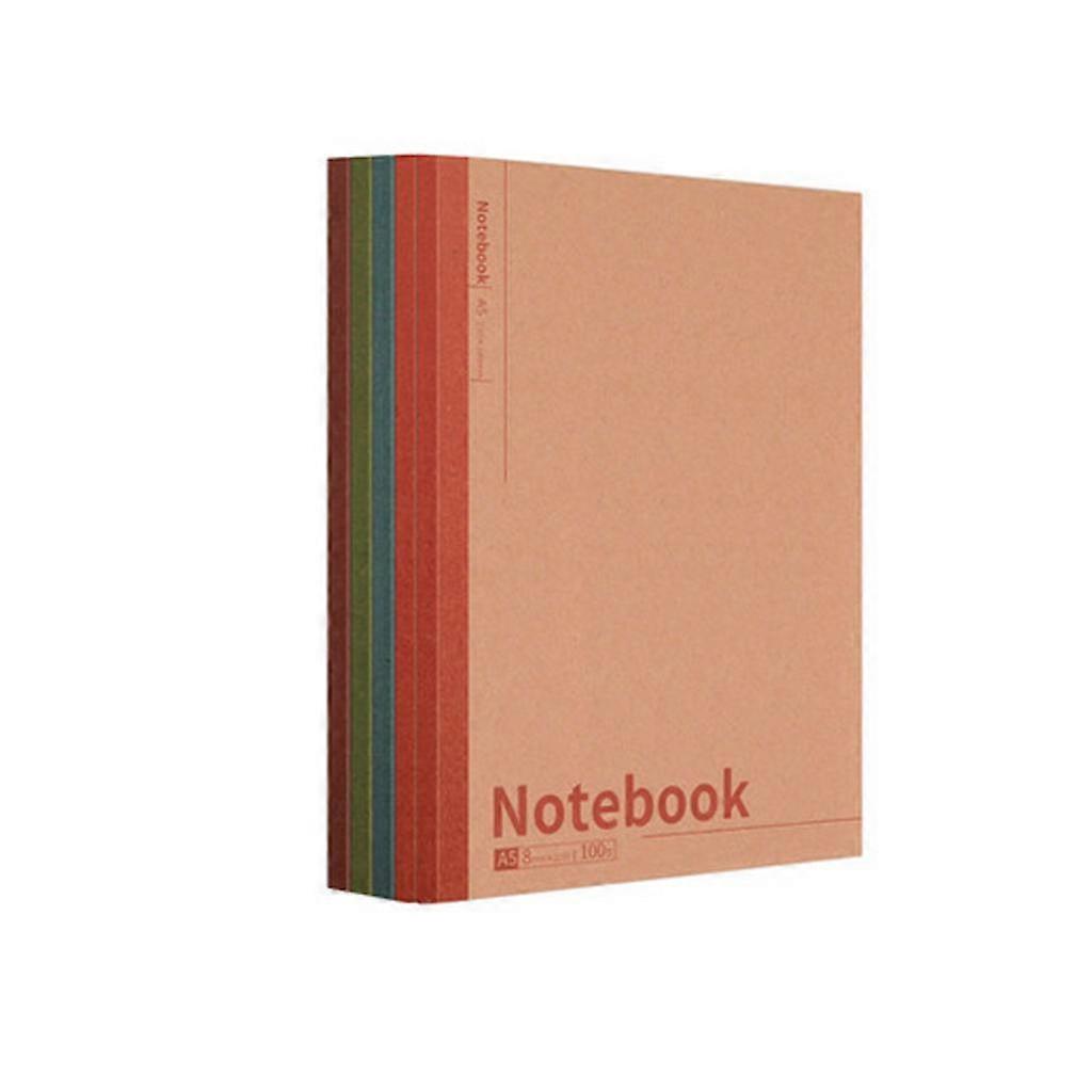 10 Pack Journal Notebook with Paper, Kraft Cover Writing Diary Subject Notebooks