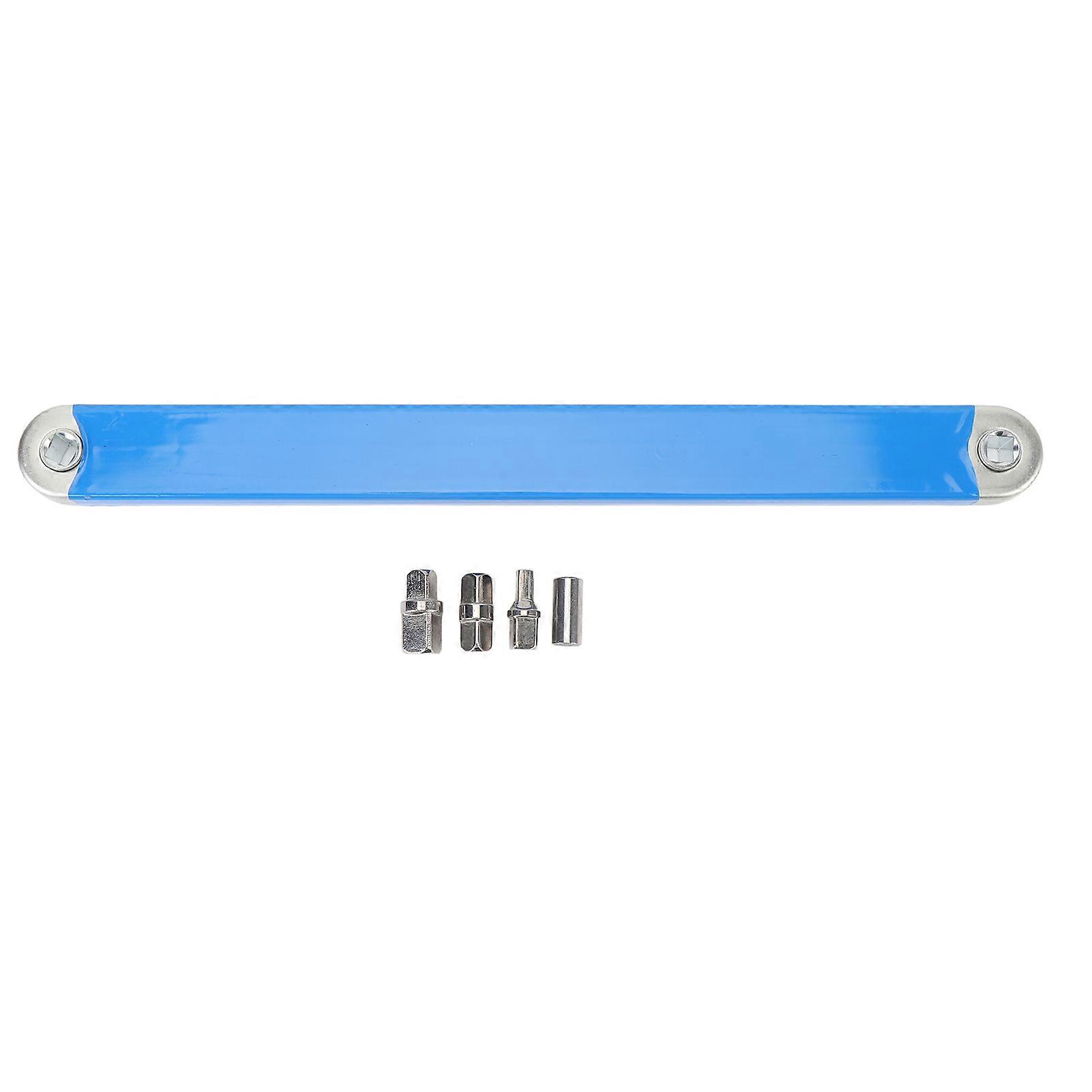 Extension wrench for car with 1/4in 3/8in 1/2in hex adapter