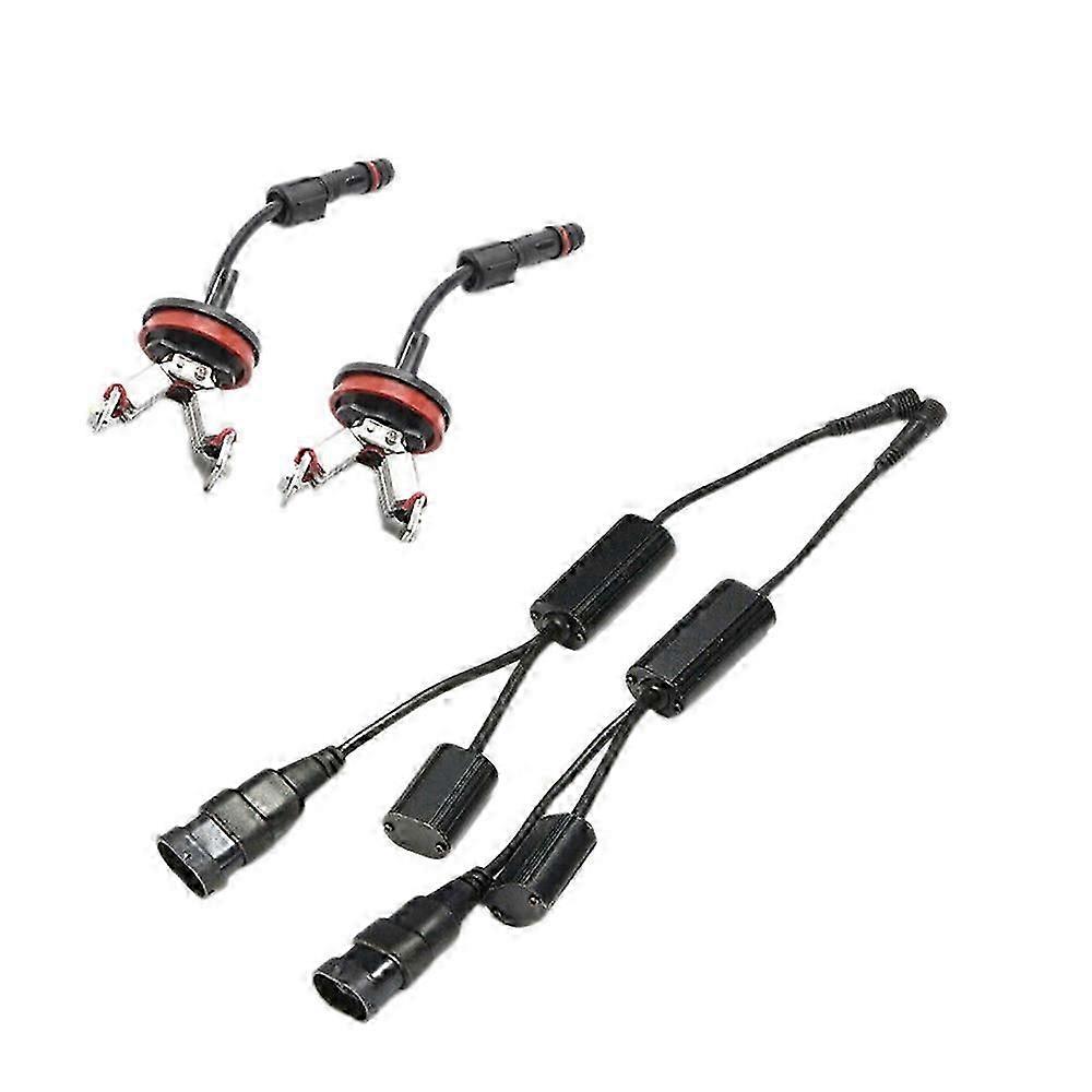 1Set Car Angel Eyes LED Light H8 6W White Bulbs for E90 E92 E93 E89 E60 E70