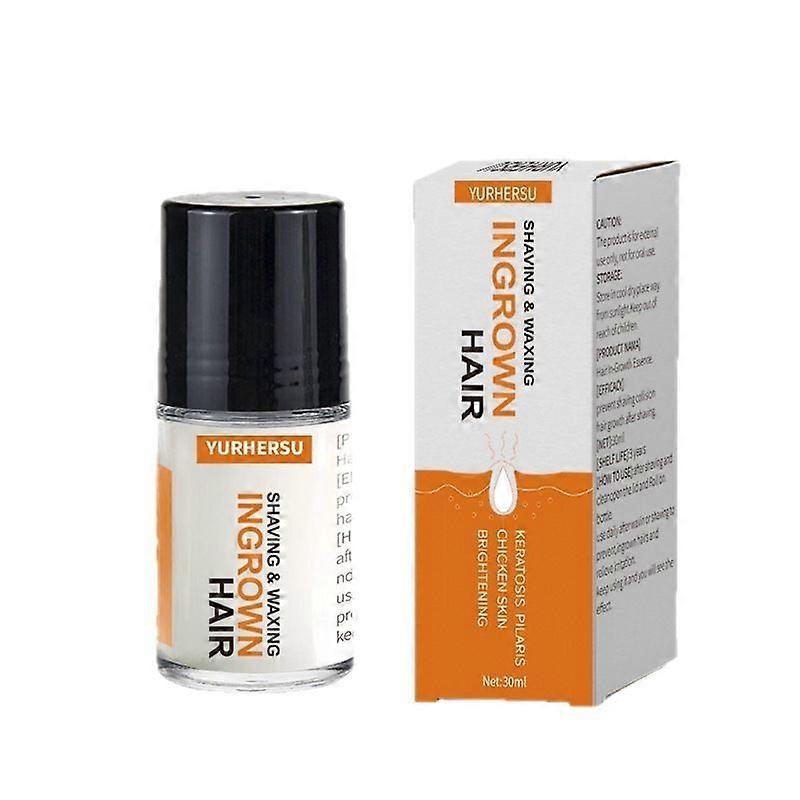 Behandeling van ingegroeide haren - Scheerbult en ingegroeide haarserum - Kalmerende ingegroeide oplossing - Ingegroeide haarvermindering - After Shave Solution Roll-On voor Ingr