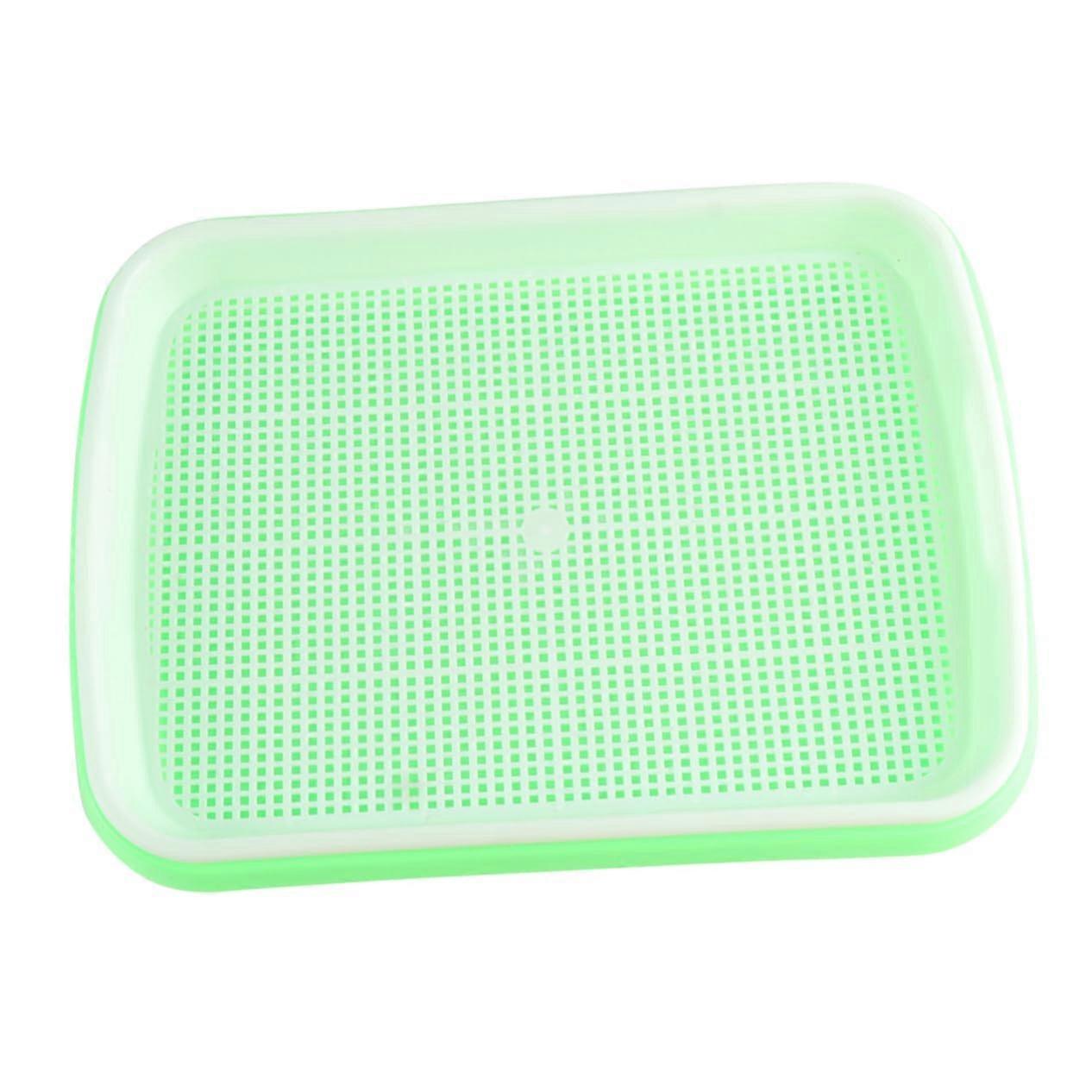 Multifunctional Sprouter Tray Set, Soil Propagation Plate for Healthy Seedlings Made of PP Vegetables and Wheat Grass Growers with Water Drain