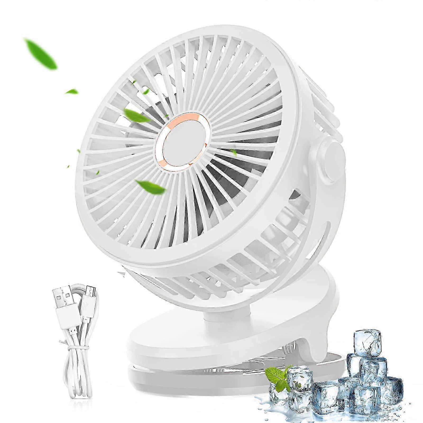 5000mAh USB Mini Fan with 720° Rotation