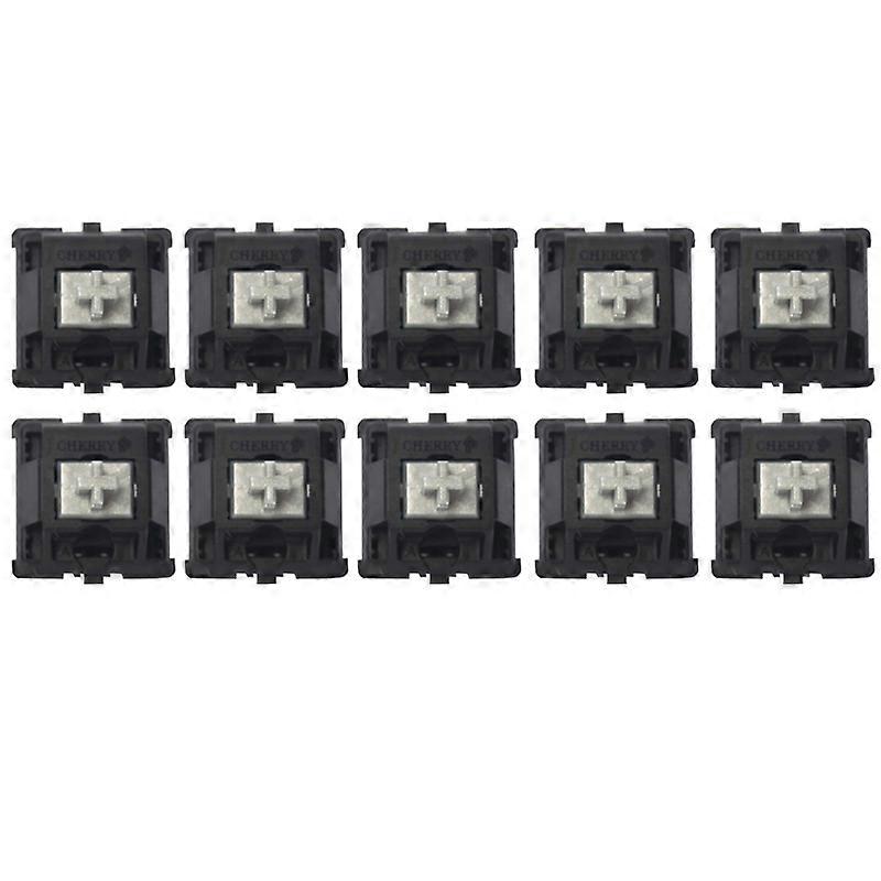 10PCS Cherry Shaft MX Switch Linear Keyboard Shaft, Color: Silver Shaft