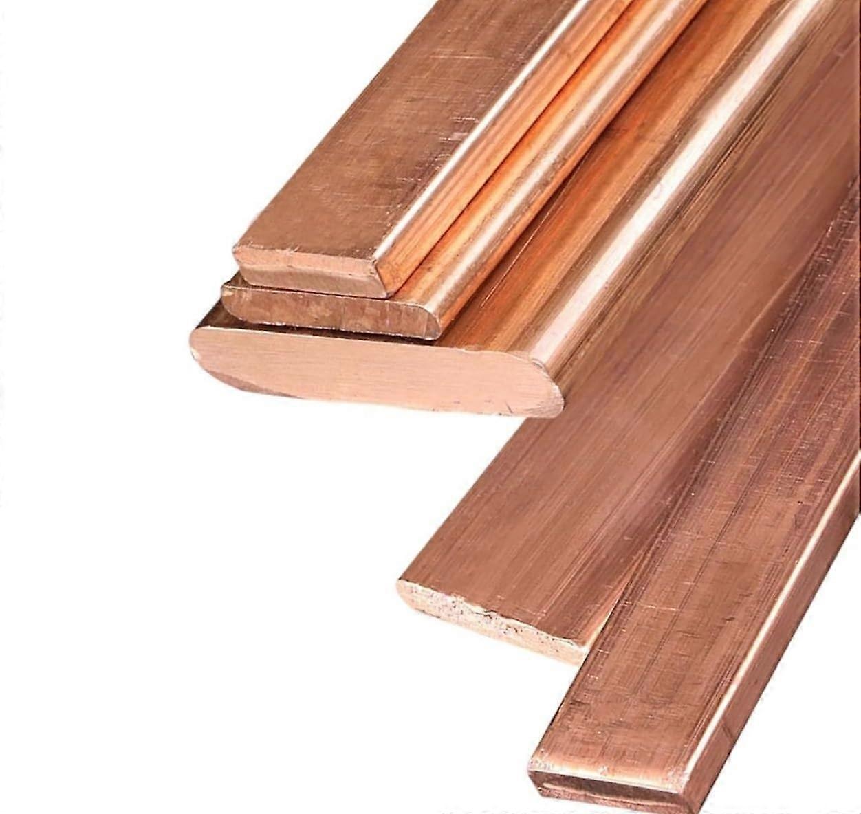 Premium T2Copper Flat Bar 20mm Thick, 200mm Length, Multiple Widths Available for Versatile Applications(20x60x200mm)(20x60x200mm)