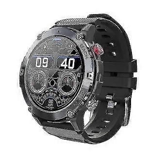 Militärische Smartwatch für Männer, Bluetooth-Smartwatch für Android und iPhone, IP68 wasserdicht Rugged O