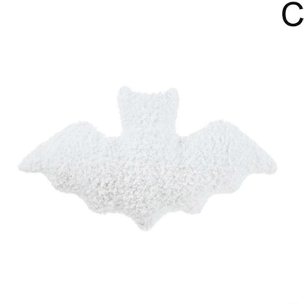 White(C)$Halloween bat pillow pumpkin ghost cushion plush pillow