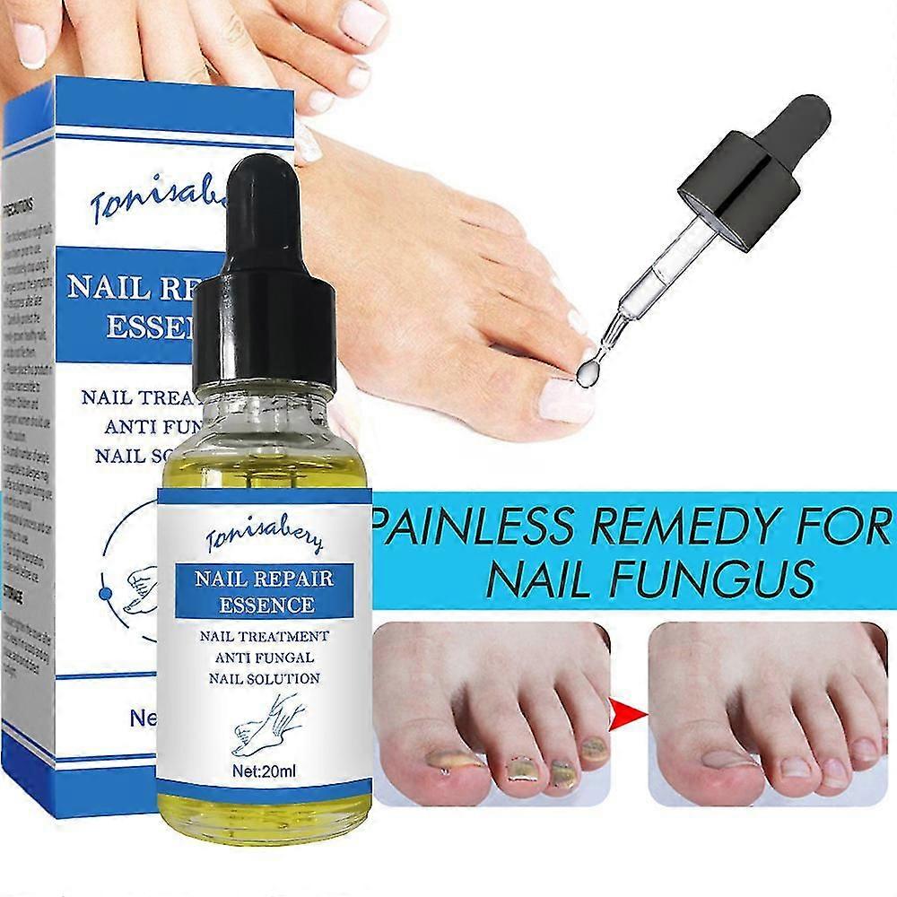 1/2pcs Nail Fungus Treatment Toenail Essence Repair Damaged Discolored Toenails 20ml