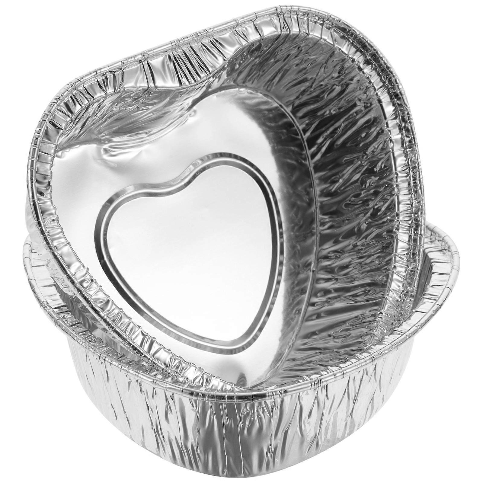 Aluminum Foil Baking Cups 100pcs Versatile Pudding Containers for Muffins, Cakes & Desserts Ideal for Parties, Events & Home Use