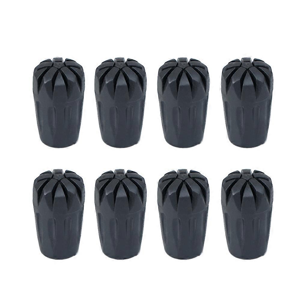 Replacement Hiking Pole Tips, Slip-Resistant Rubber Design, Protects Pole Ends from Damage