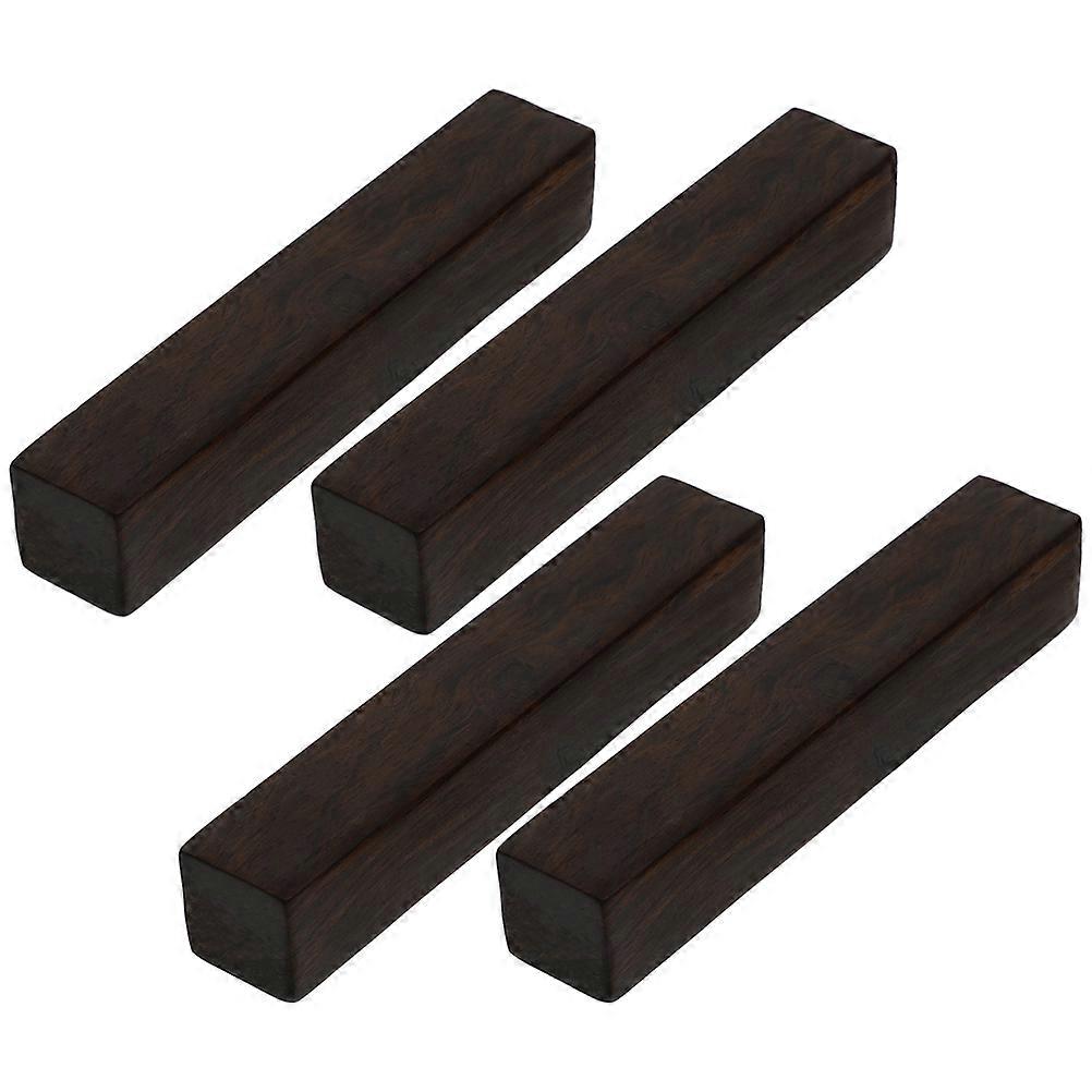 Wooden Calligraphy Paperweights Set of 4 – Durable Smooth Surface for Home Display and Writing Practice