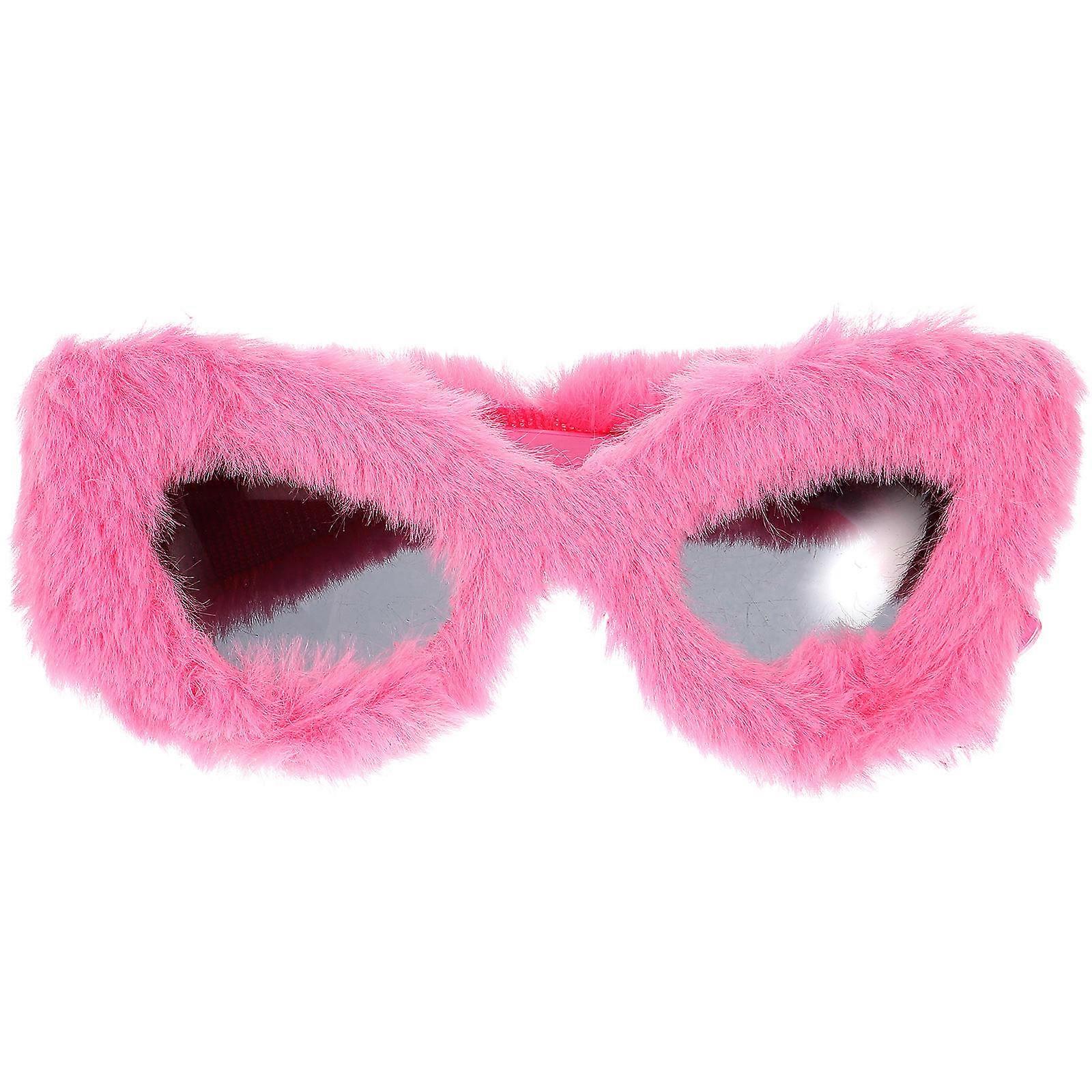 Furry Cat Eye Sunglasses for Women – Lightweight, Durable & Stylish Eyewear for Festivals and Casual Wear