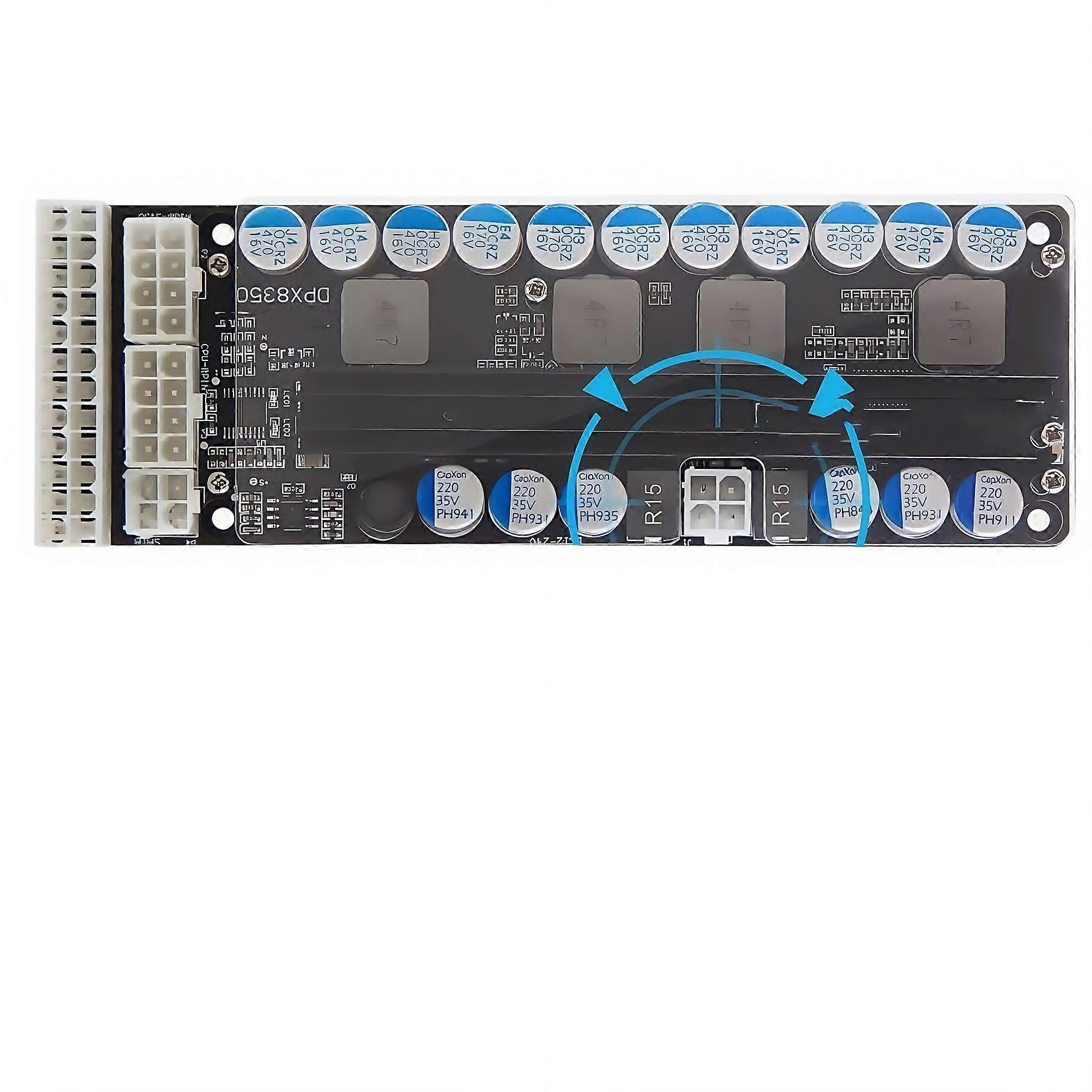 19V input 300W high-power power module DC-ATX desktop computer chassis power module, silent and stable