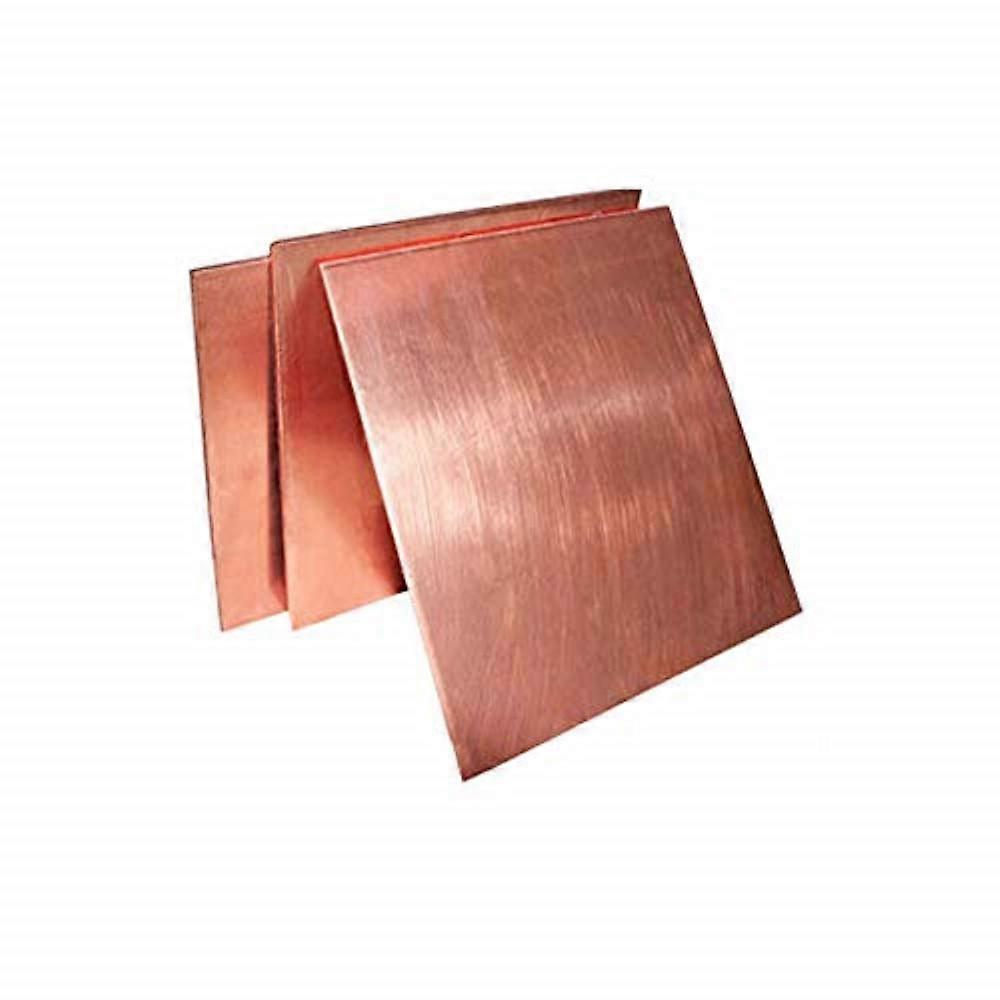 Copper Sheet 99.9% DIY Handmade Material Pure Copper Tablets Thickness: 2mm