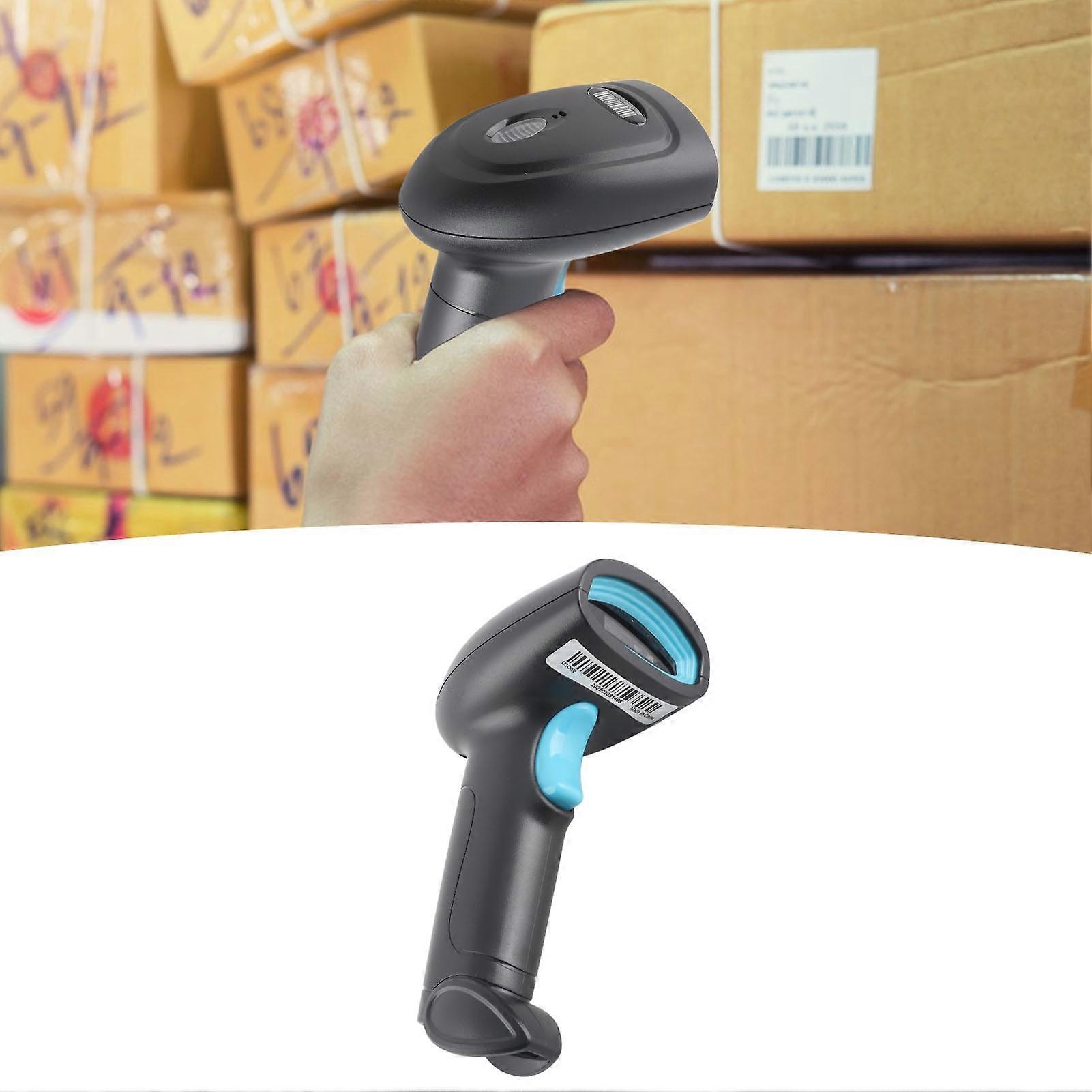 2.4G Wireless Barcode Scanner Handheld 1D CCD QR Code Scanner Reader for Supermarket Delivery 5V 