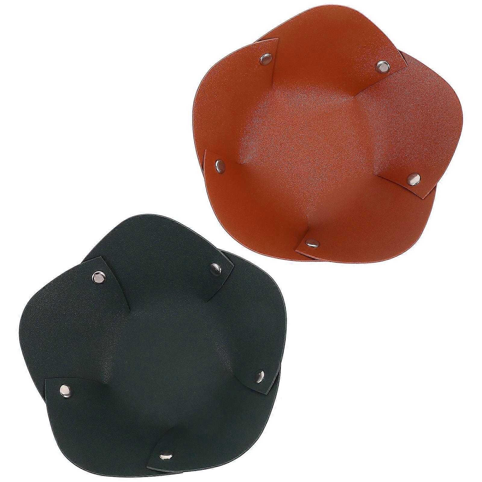 Vanity Trays Jewelry Trays Organizer Desk Entryway Sleek Color Combination 2Pcs