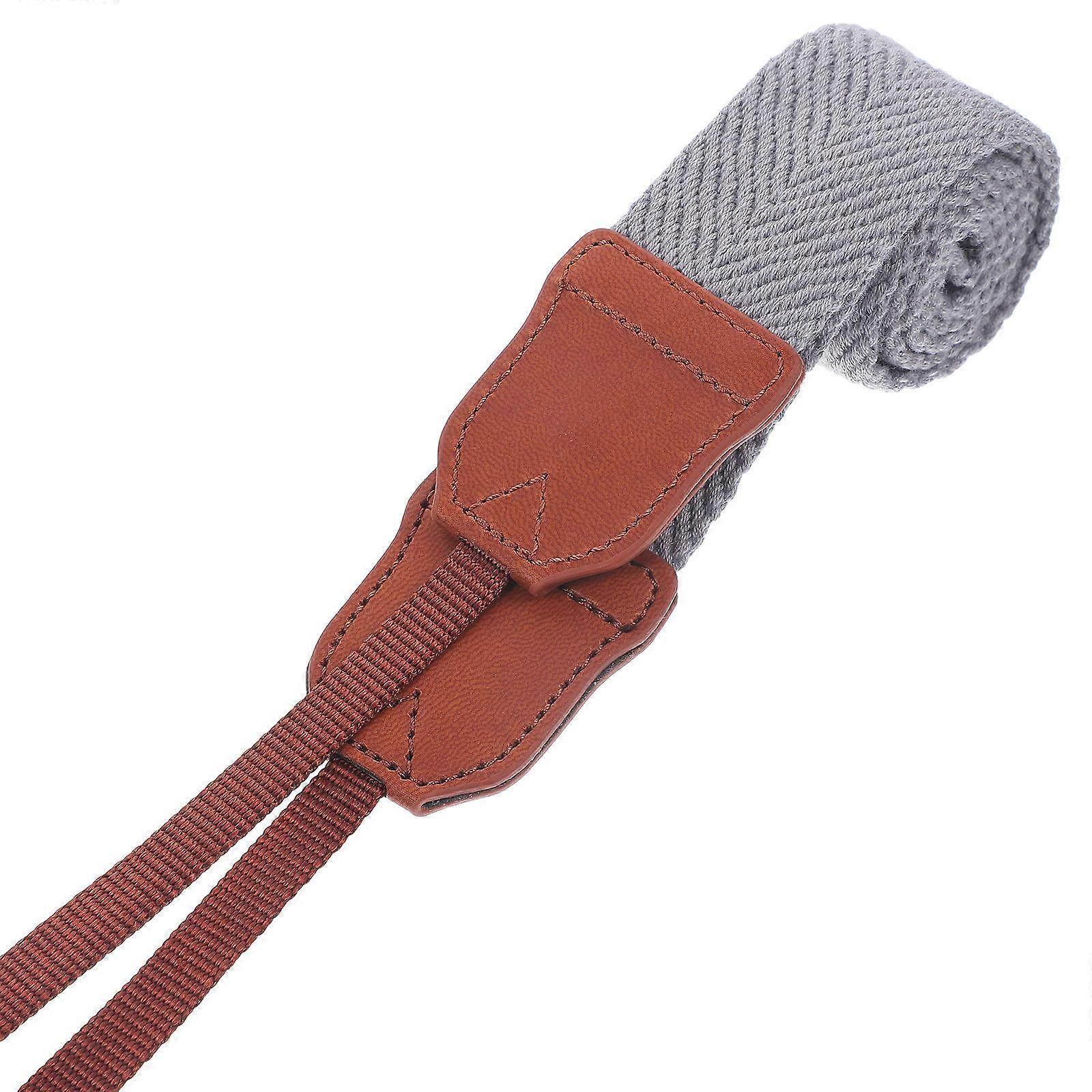 Compact Camera Neck Strap Adjustable Length Trendy Cross-Body Use 70X3.8X0.1CM 1Set