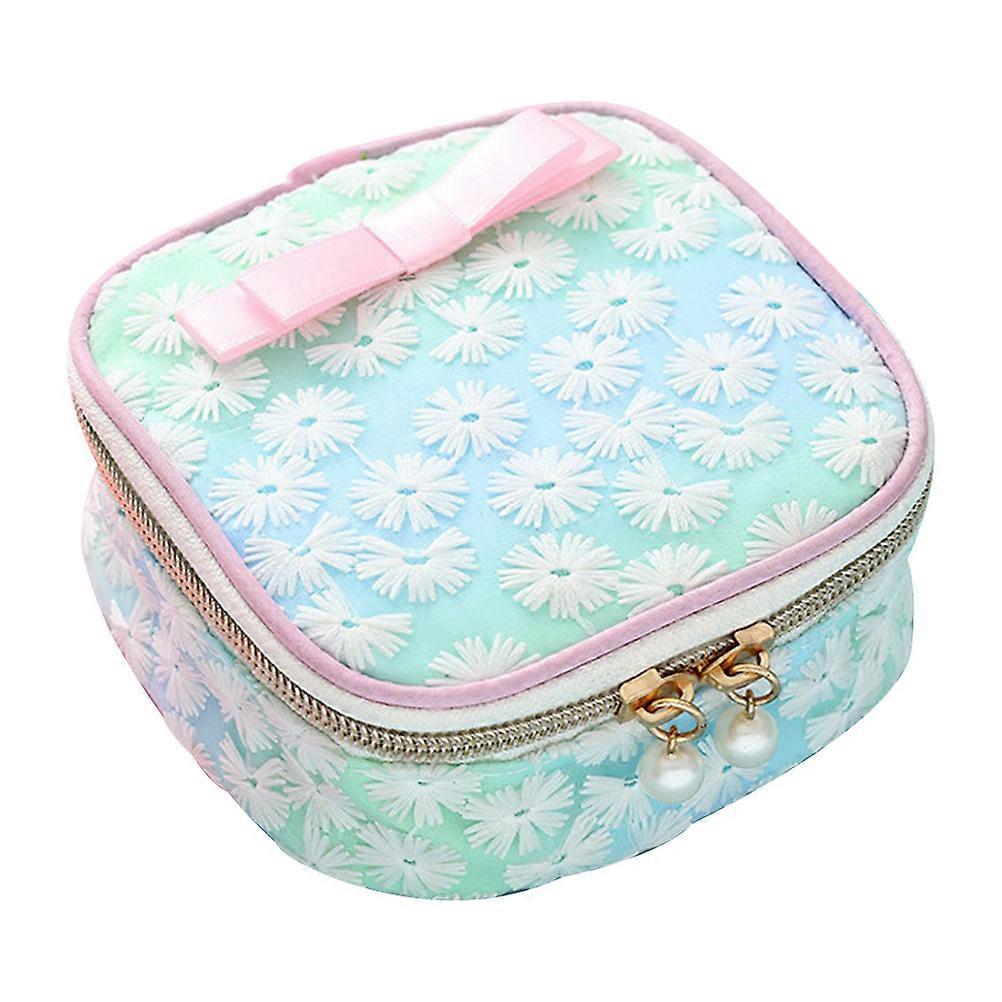 Toiletry Bag Portable Item Organization Moisture Absorption Gradient Green 1Set