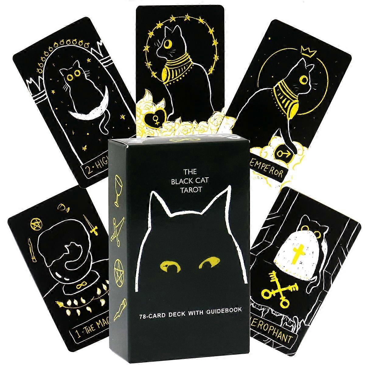 Black Cat Tarot Deck: Divination Cards for Beginners