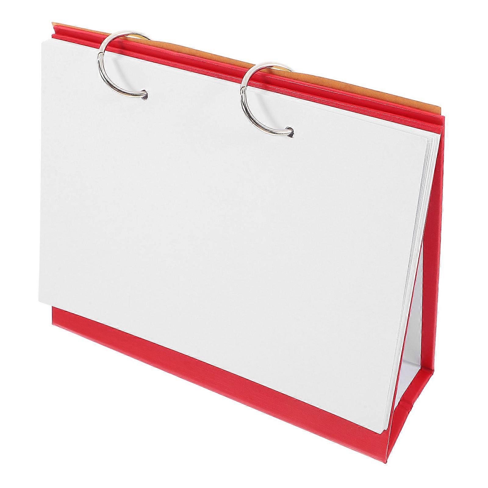 Blank DIY Flip Calendar Kit – Detachable Pages for Personal Photos, Art & Motivational Crafts – Standalone Desk Calendar for Home and Office Use