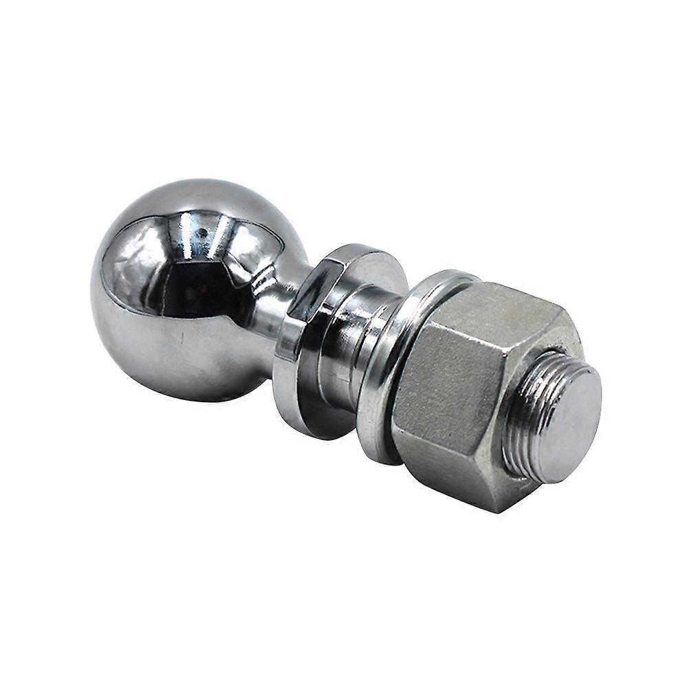 Hitch Receiver Adapter Tow Ball High Strength Mini Coupling Bumper Connector Silver 1Set