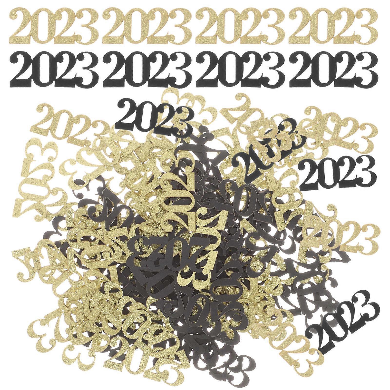 Table Scatter Decorations Paper Stars New Year Party 4x15cm 2Bags