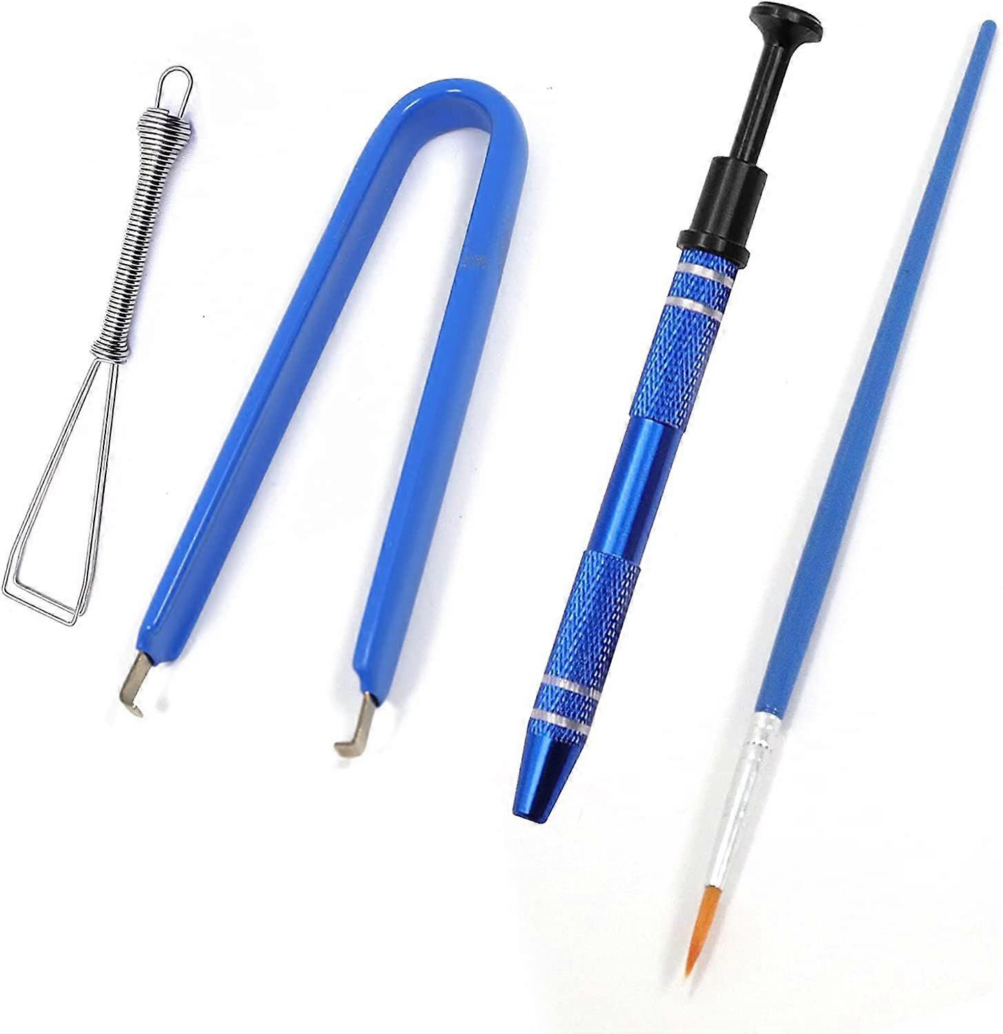 Keyboard lubrication switch puller kit 4PCS, lubrication station keycap puller, remover, mechanical keyboard key switch lever bracket compatible with 