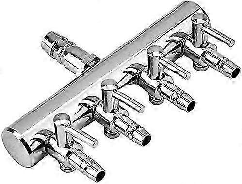 水族館エアディストリビューターエアフローレギュレーターチェックバルブ水族館エアコントロールバルブステンレス鋼エアシャットオフバルブ水族館エアポンプアクセサリーHo