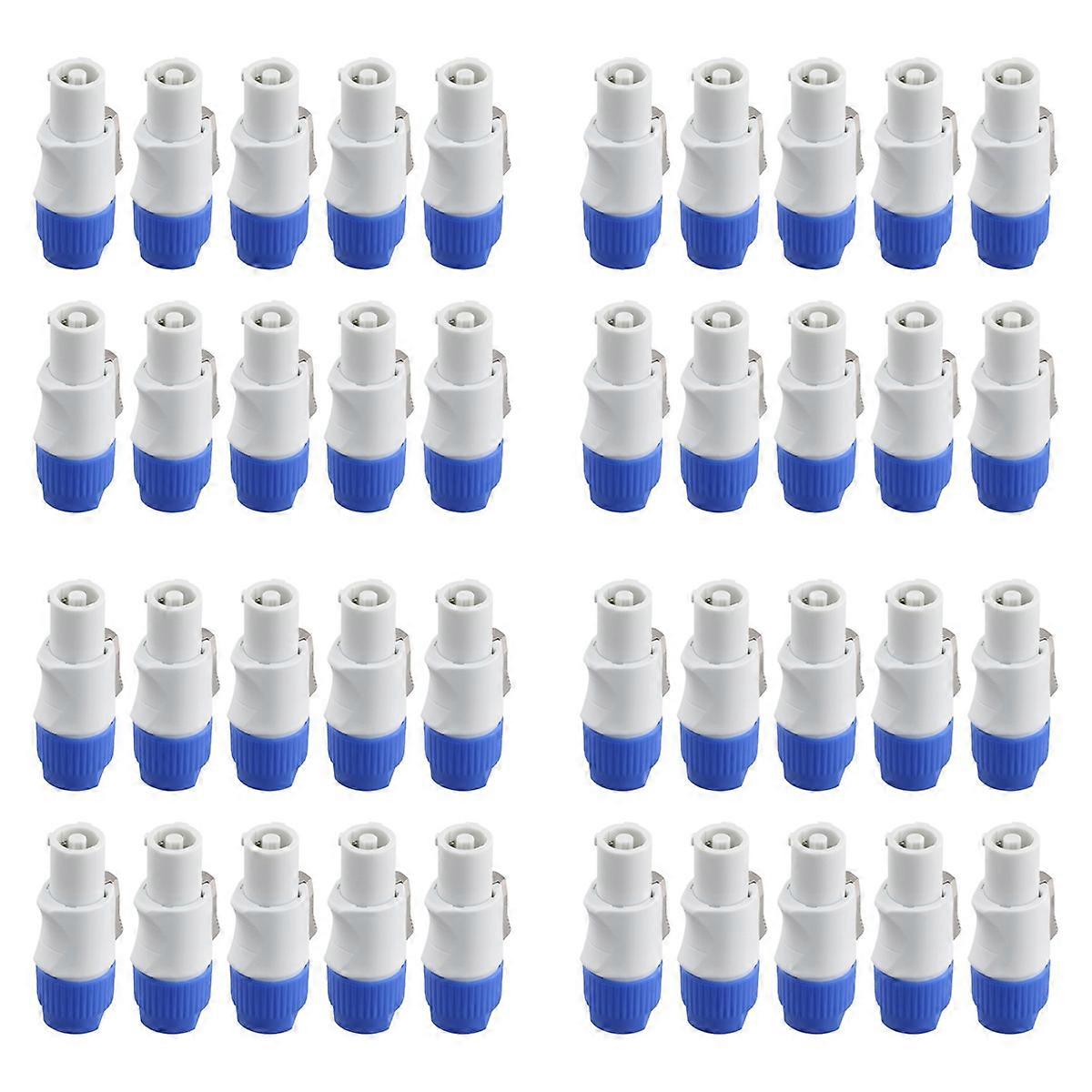 10Pcs 3 PIN Male Powercon Connector Signal Input Jack for Beam Light Stage Light