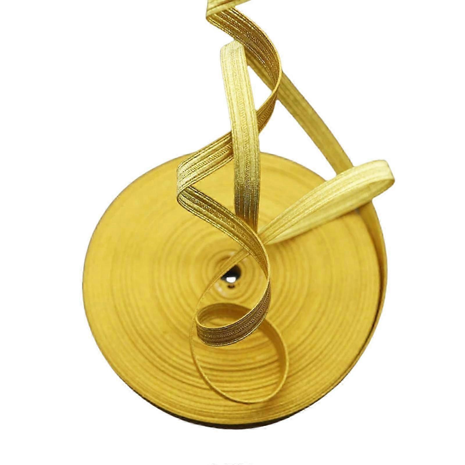 Durability Gold Silver Thread Tape Bias Cut Tape Apparels Trimmings Webbing Tape for Uniforms and Apparels Enhancements Style 6