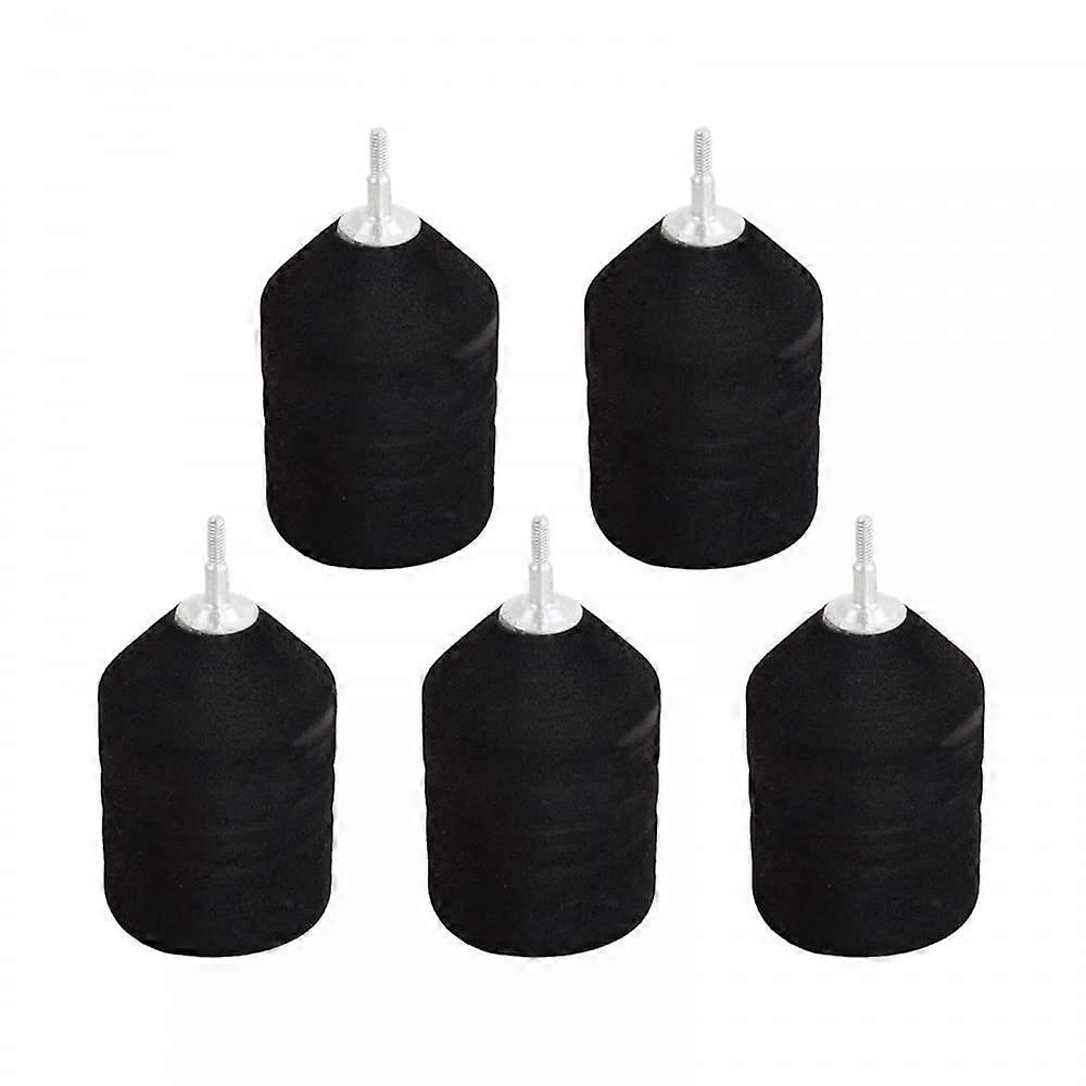 5 Pieces Foam Arrowheads Soft Sponge for Archery Target Game Black