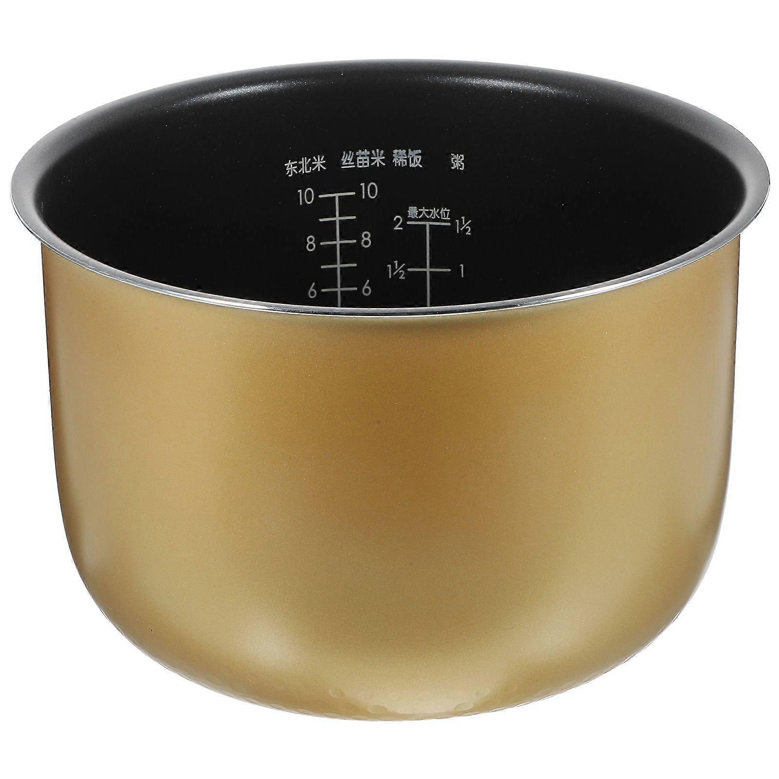 Electric Cooker Inner Pot Metal Rice Cooker Inner Pot Replacement Inner Pot for Kitchen Cooker