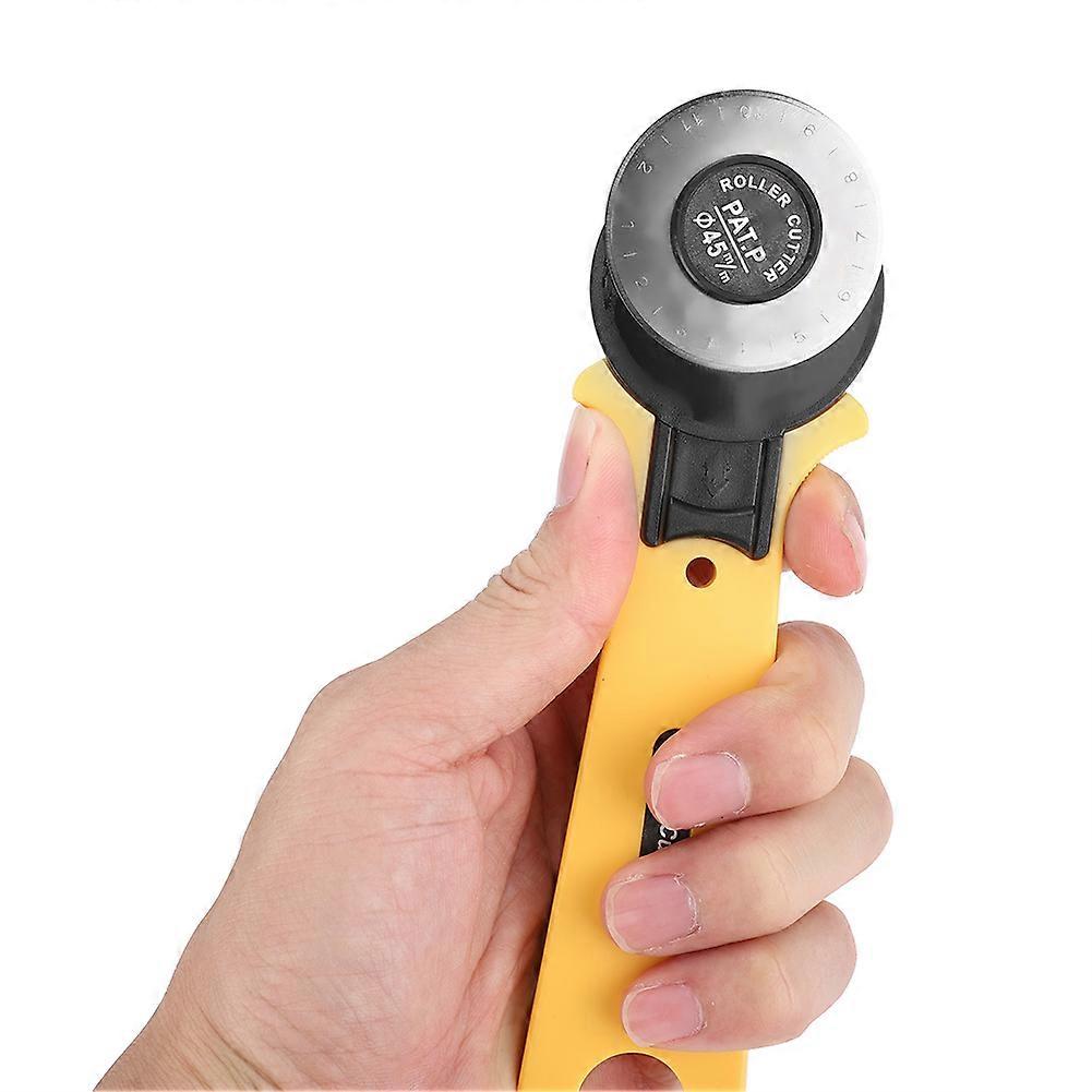 45mm Flexible Rotary Cutter for Fabric and Leather, Cutting Tool for Crafts and Sewing