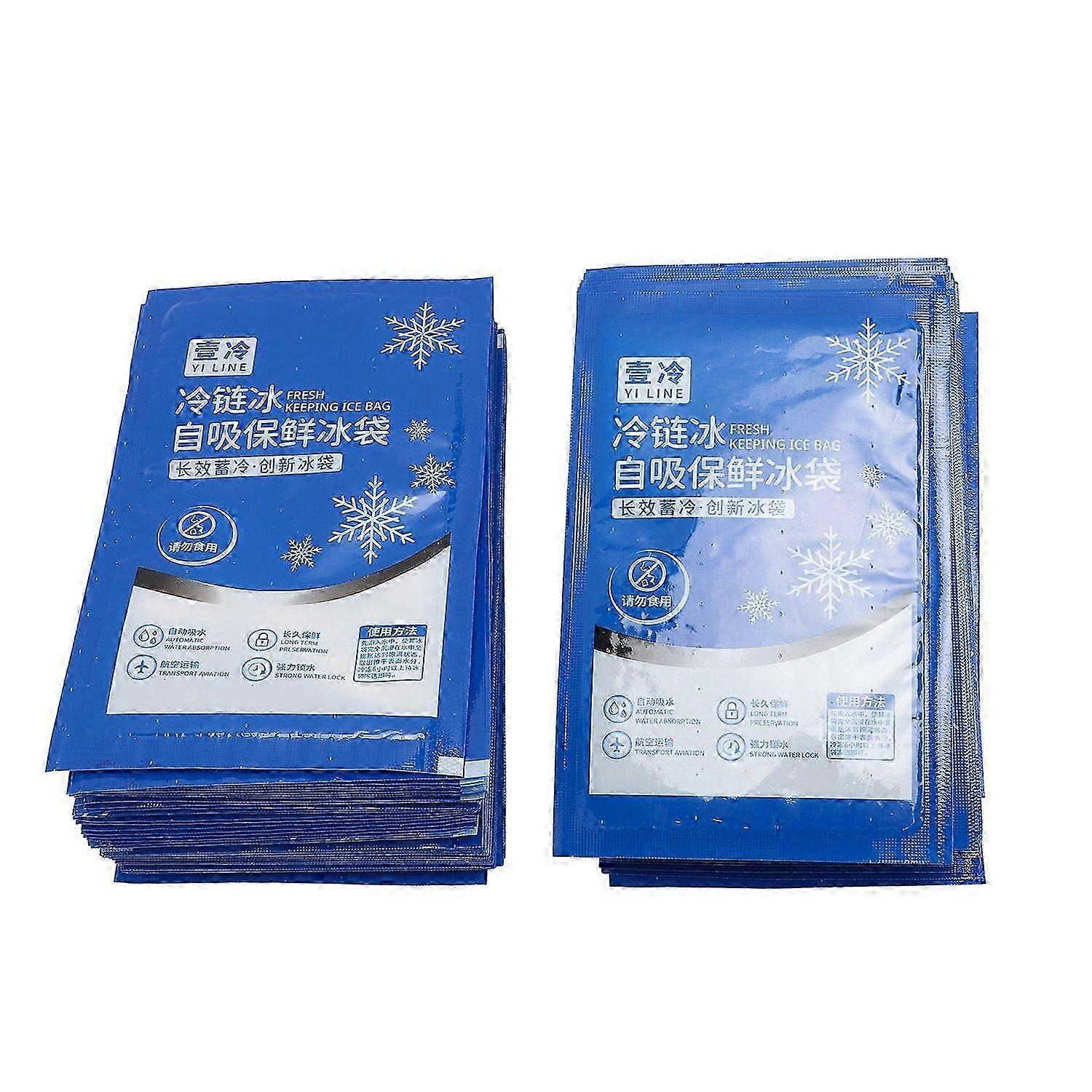 100PCS Ice Cold Pack Reusable Multifunctional Cold Freezer Pack for Aviation Food Cooling