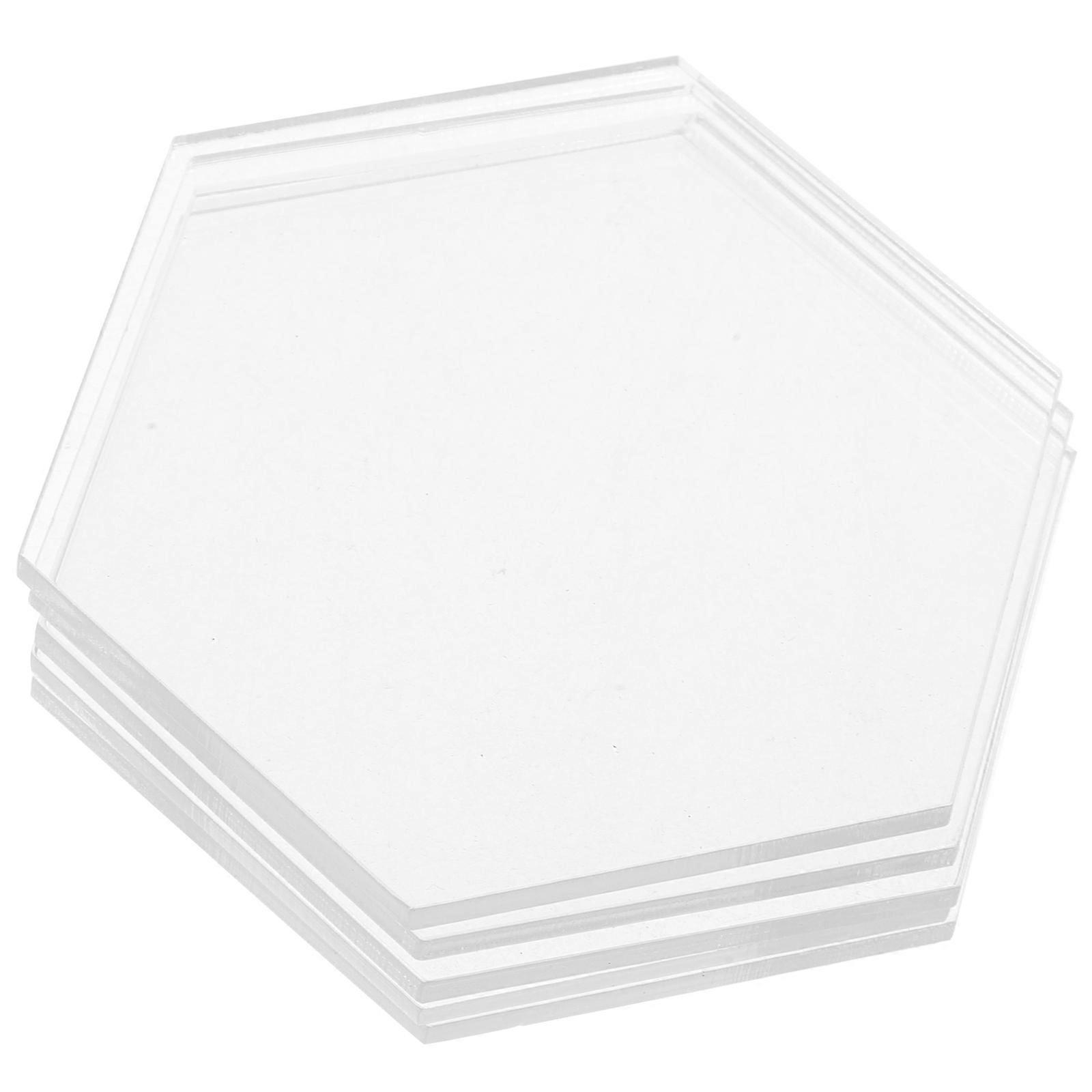 Table Display Stand Tabletop Blank Signs Wedding Seating Tags Smooth Surface Transparent Acrylic 3.14X2.75X0.12in 5Pcs