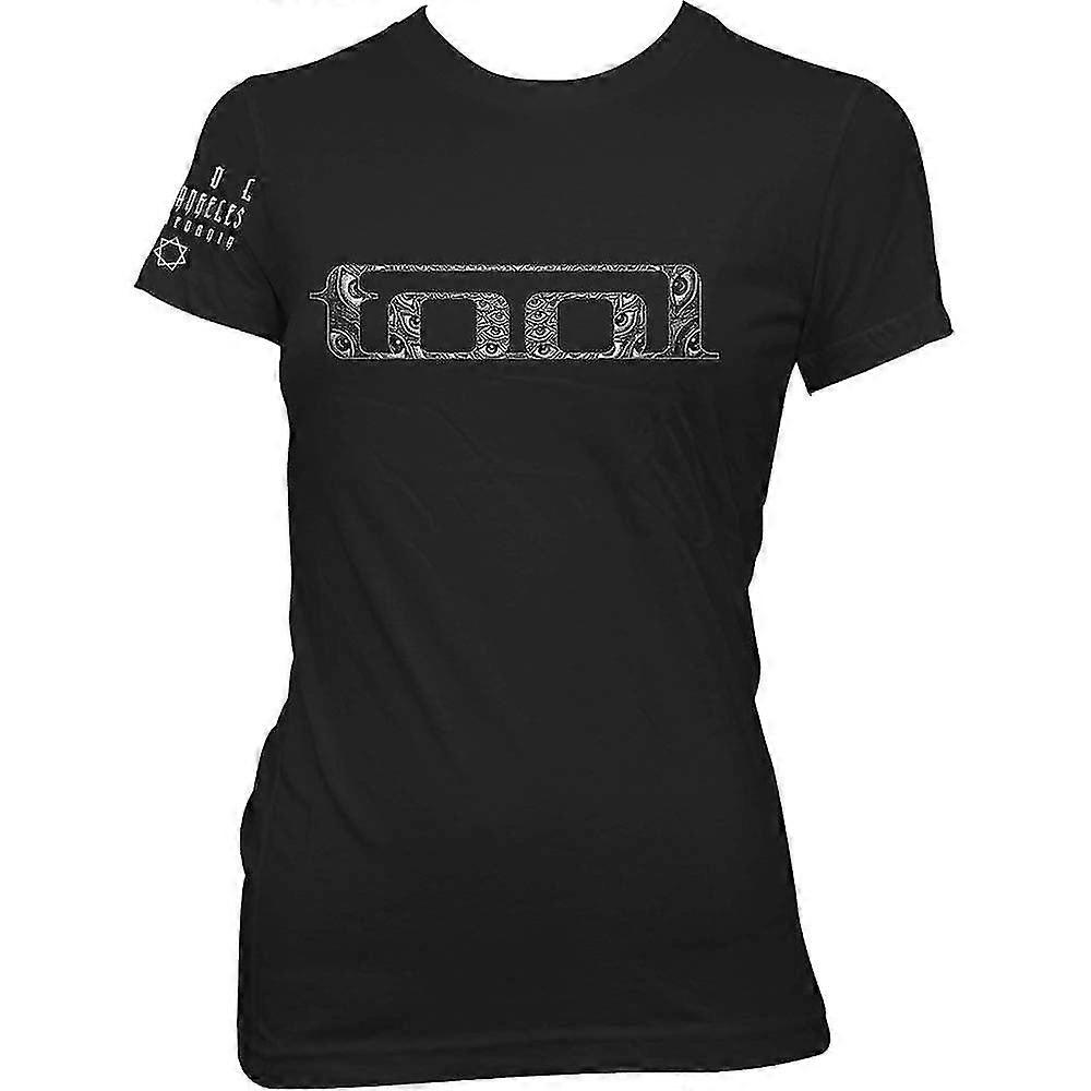 Junior Medium Black Tool Eyes Logo Top