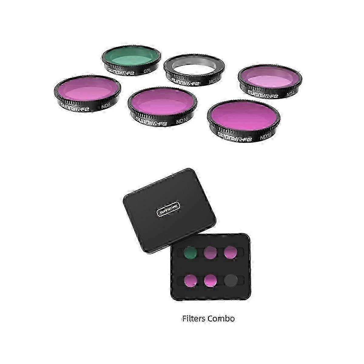 for GO 3 Filter Kit Thumb Sports Camera GO2/3 Multifunctional Practical Accessories, Set B