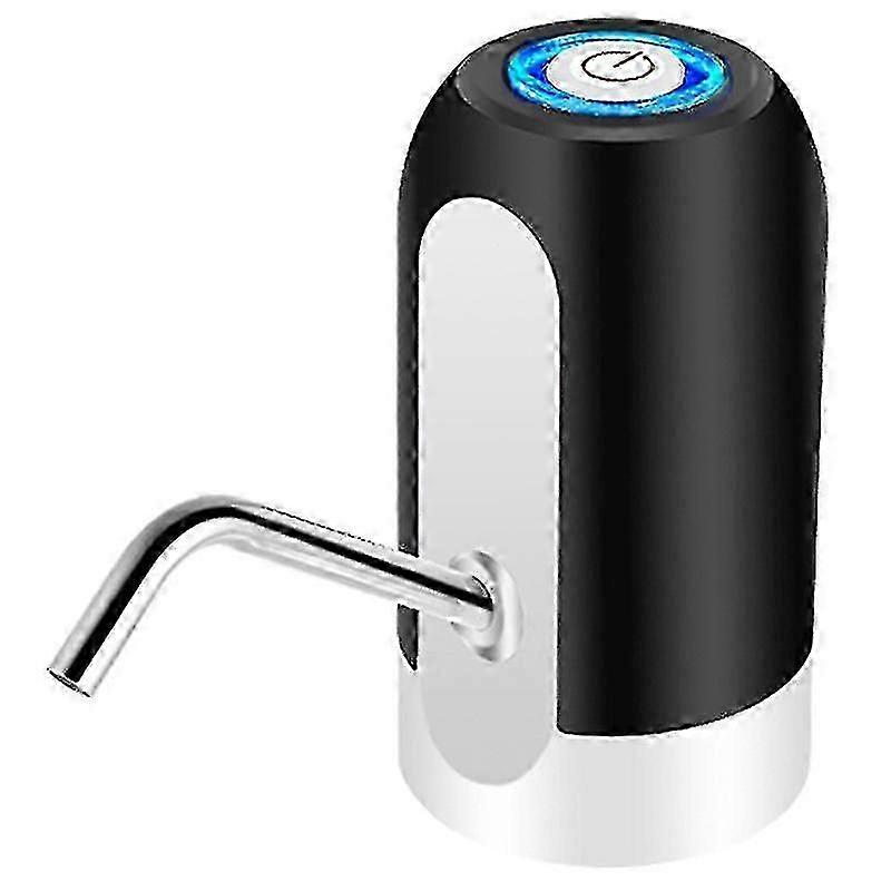 Vattenflaska Pump Elektrisk vattendispenser Pump Flaska Vattenpump Automatisk omkopplare Vattendispenser (1st, svartvitt)