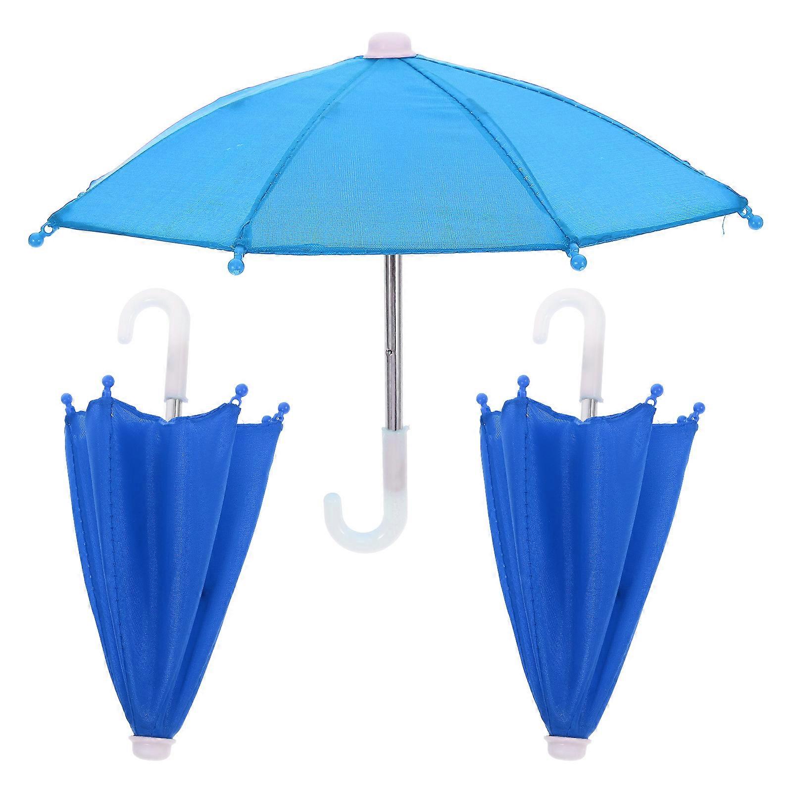 3pcs Miniature Umbrella for Dolls – Compact Open Close Dollhouse Decoration, Lightweight Accessories for Creative Play
