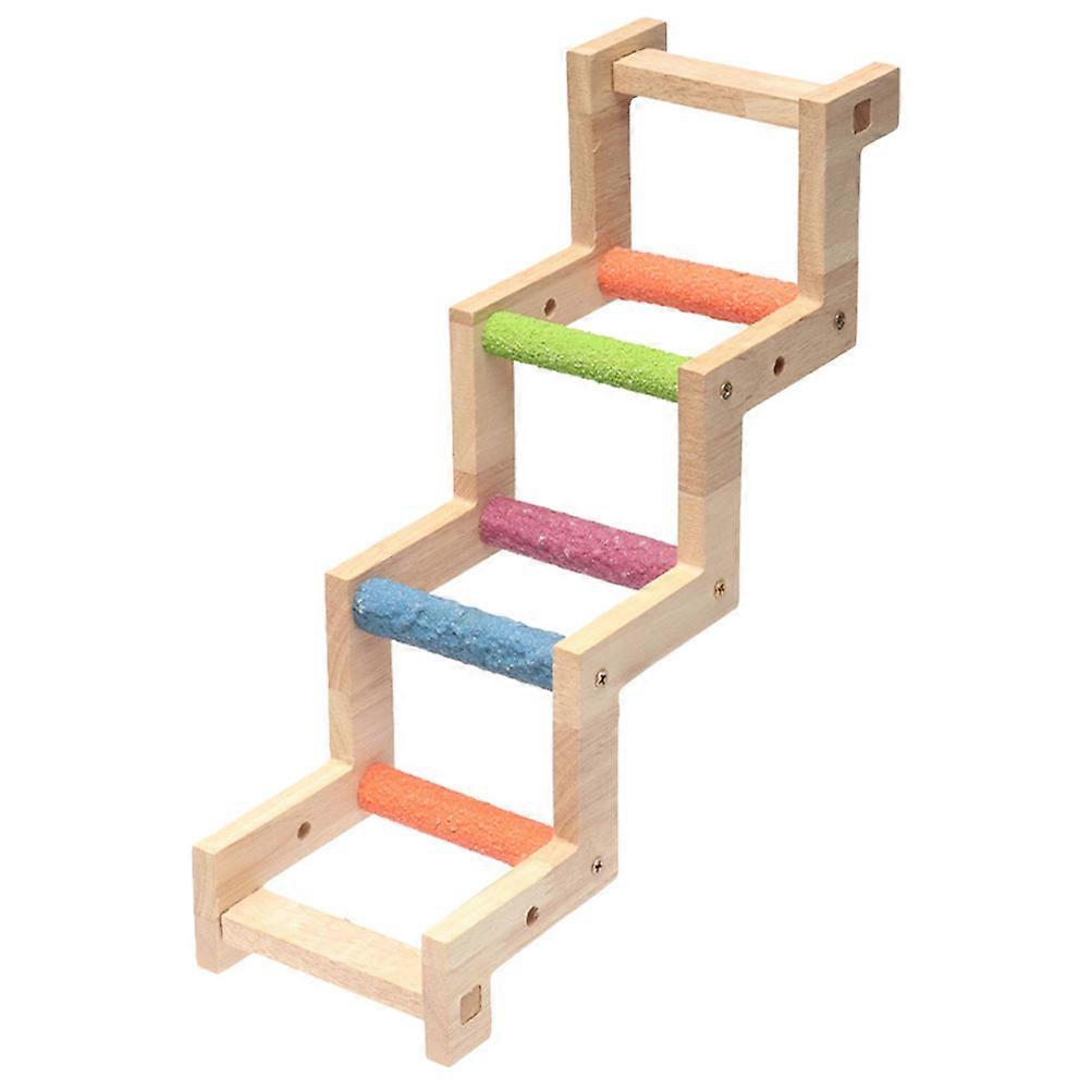 Parrot Climbing Ladder Bite Resistant Bird Ladder for Parrots, Budgies, and Cockatiels Safe Chew and Play Accessory for Bird Cages
