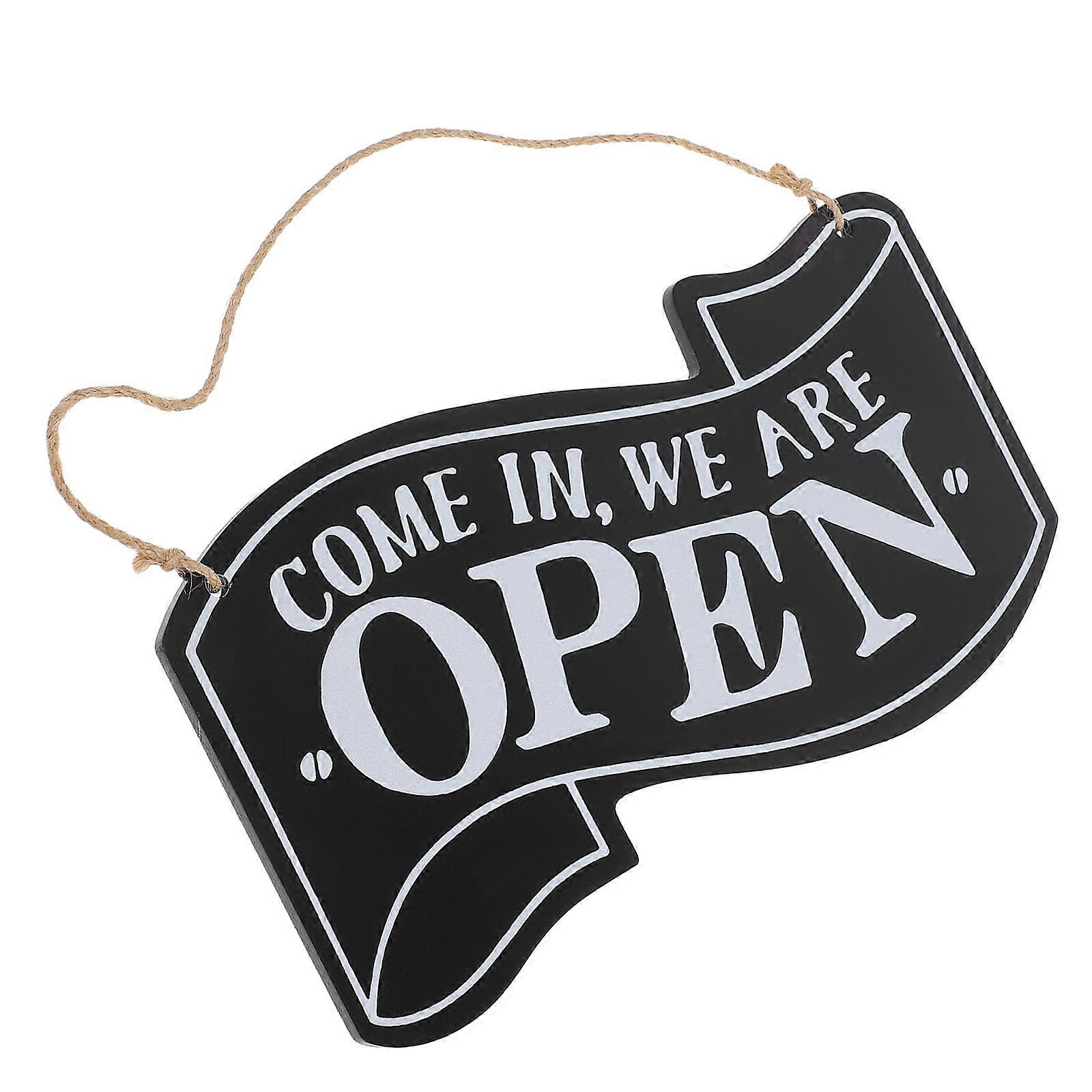 Decorative Open Signs Business Open Signs Attract Customers 2Pcs