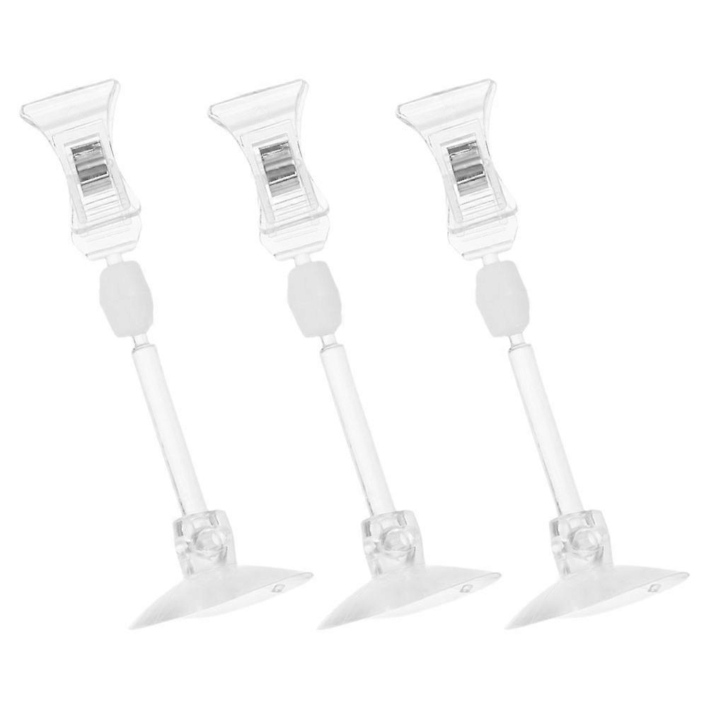 Aquarium Clamp Fish Tank Suction Cup Clips Adjustable Angle Aquarium Accessories 3Pcs