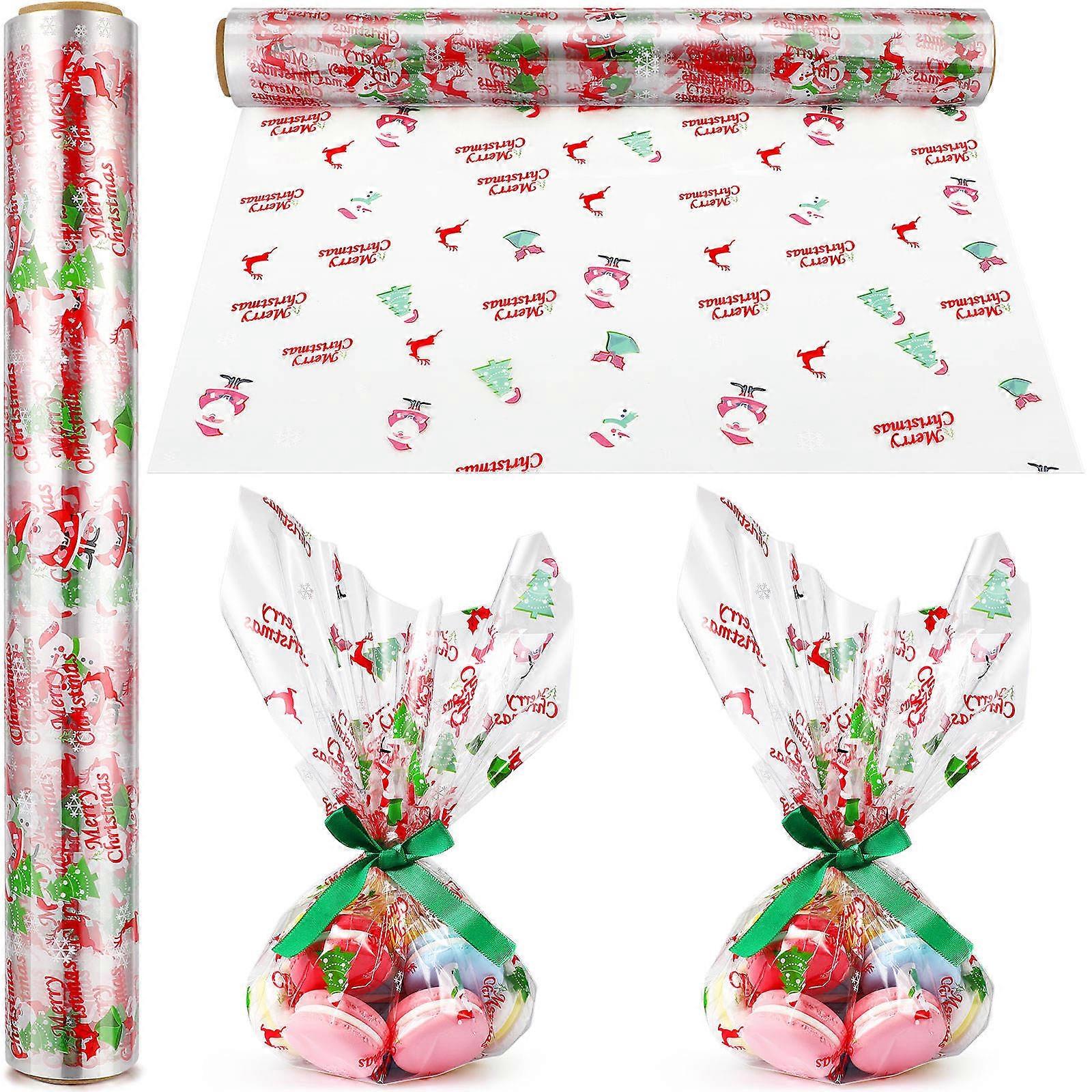 Cellophane Wrap Roll, Keeps Items Fresh and Secure, Multi-Purpose Wrapping Option