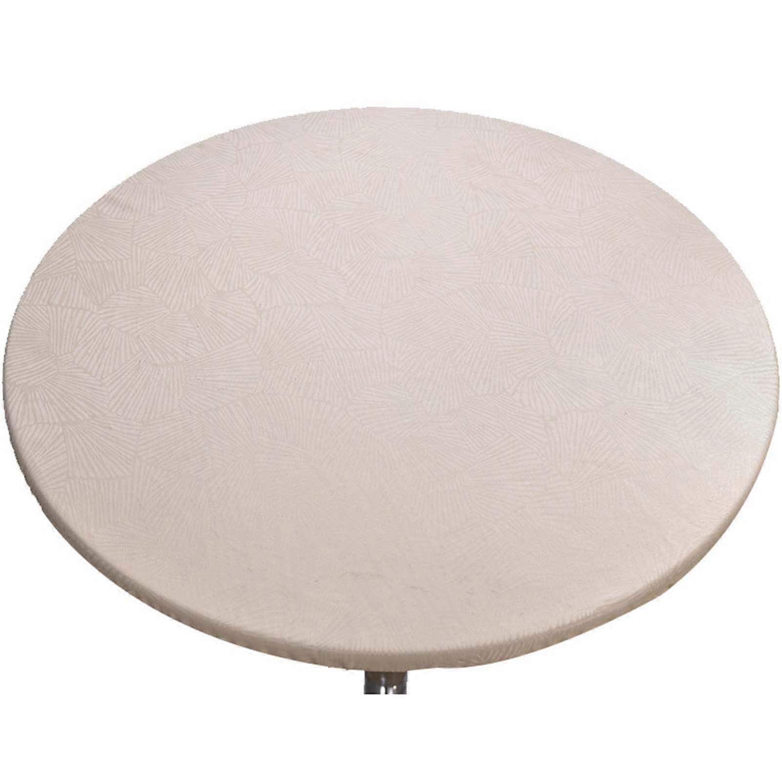 Stainresistant Tablecloth, Elastic Table Cover, Easycare with Various Colors and Sizes, Round Tablecloth for Home Kitchen Decor, D, 120cm