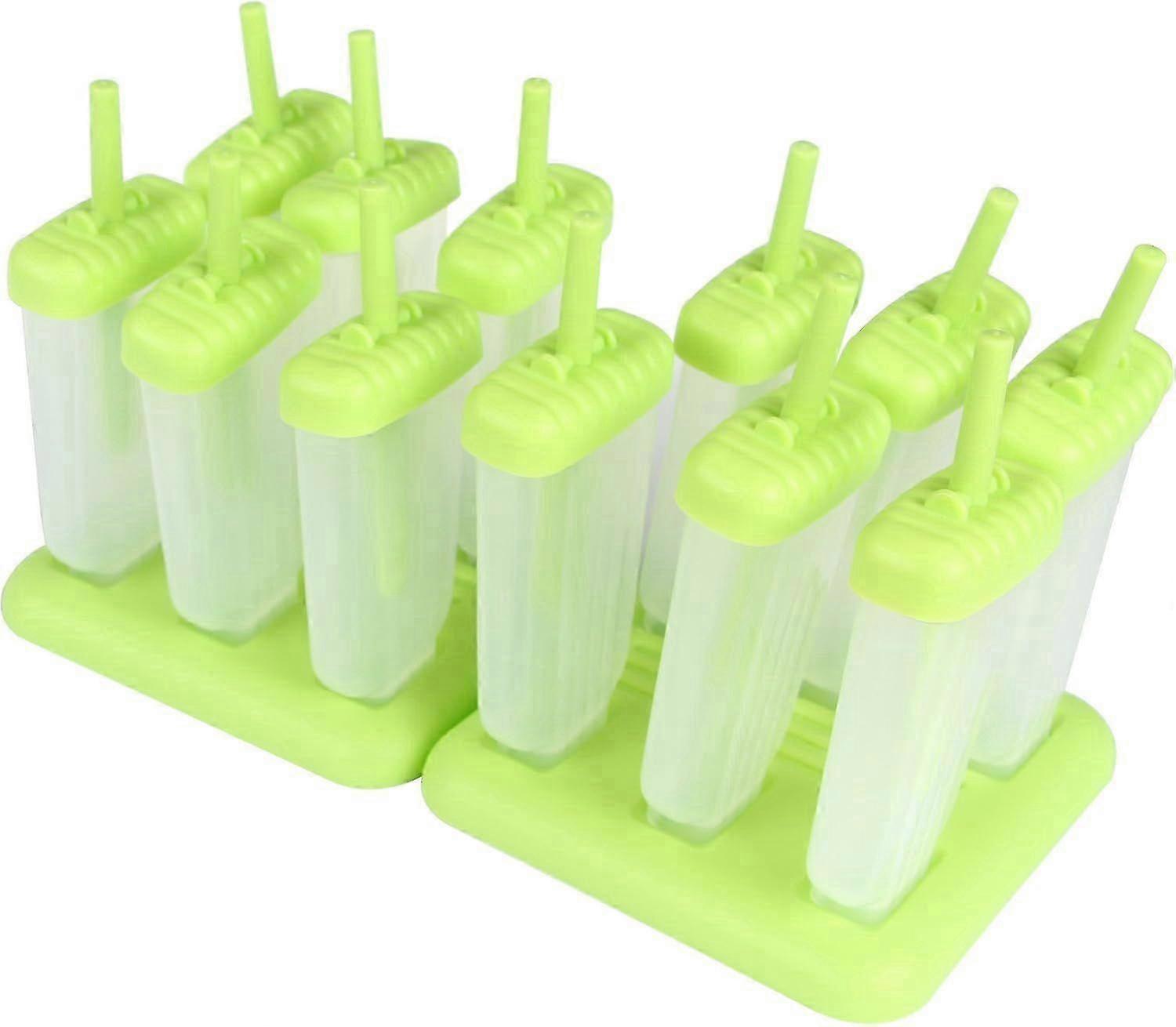 Kids Kitchen Ice Pop Moulds Set, BPA Free Plastic Popsicle Maker, Pack of 2