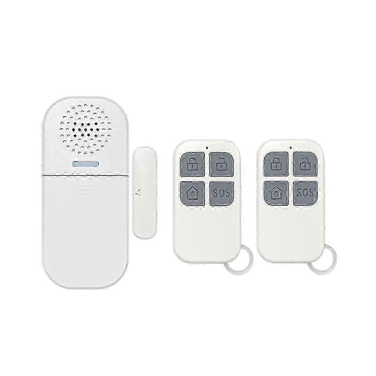Wireless Smart Door Window Sensor System with Remote Control for Home Burglar Alarm